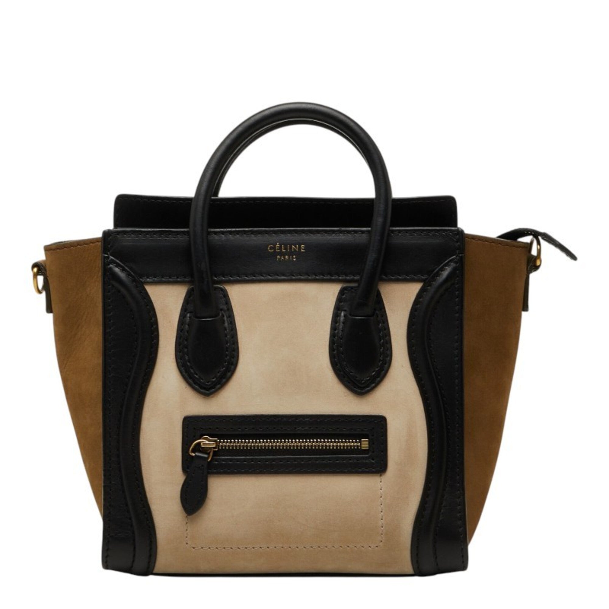 Celine Black Multi-Color Leather Handbag (Pre-Owned)