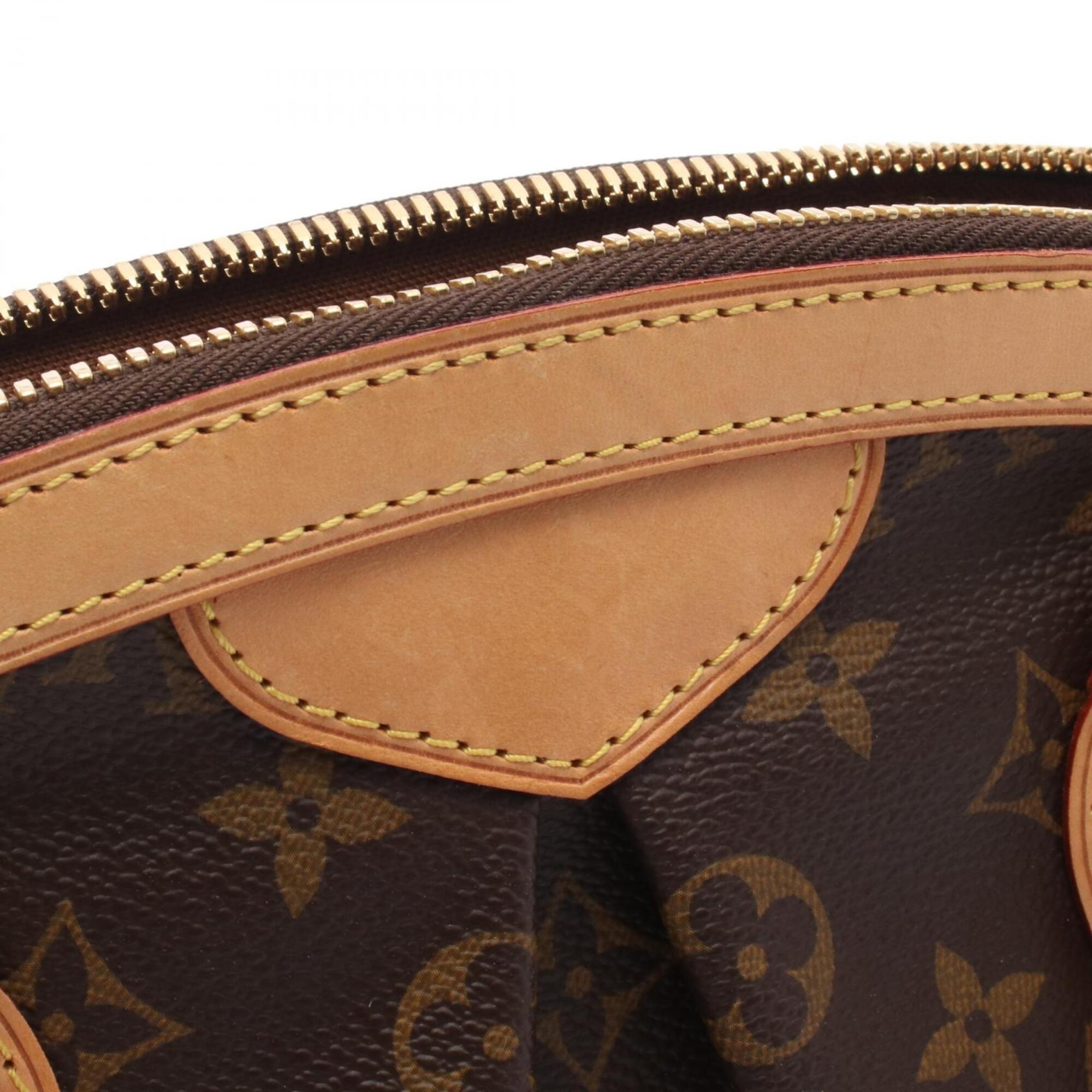 Louis Vuitton Brown Monogram Coated Canvas Leather Handbag (Pre-Owned)