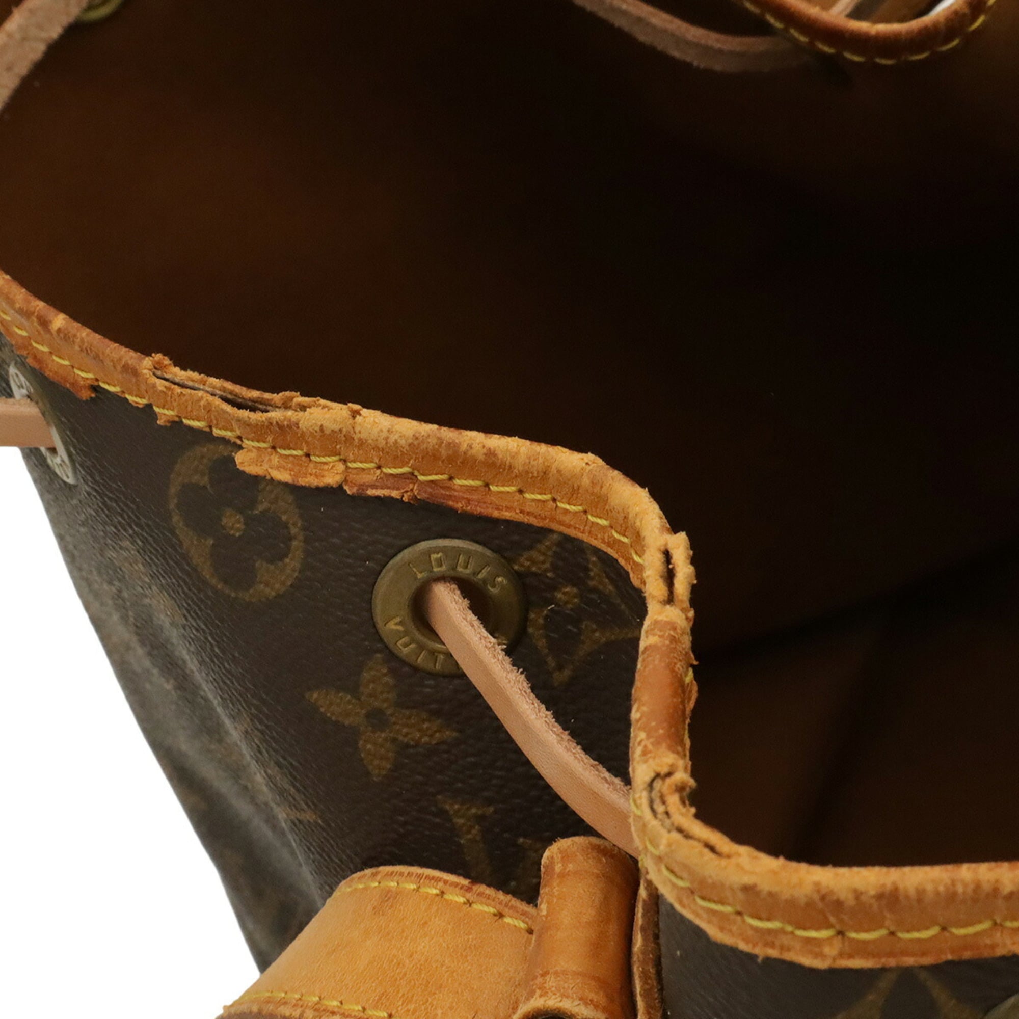 Louis Vuitton Brown Monogram Canvas Shoulder Bag (Pre-Owned)
