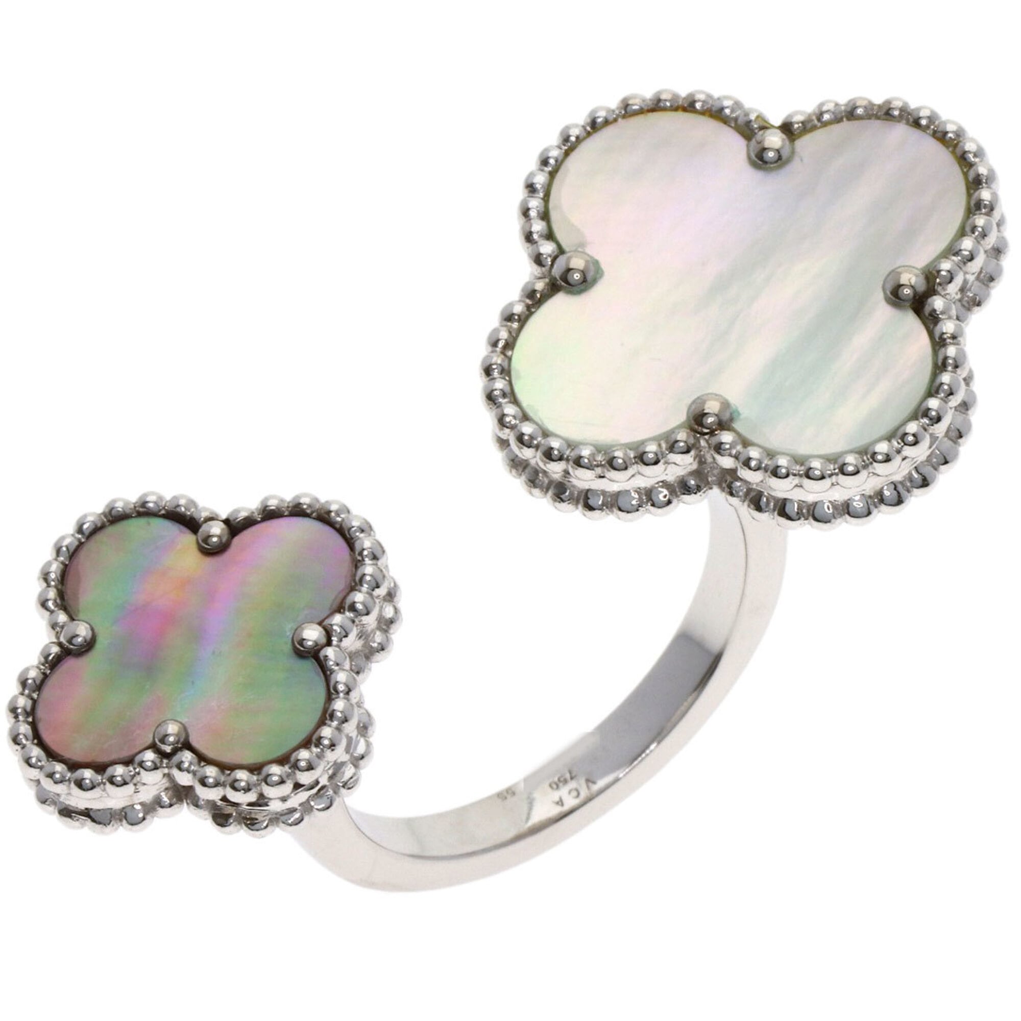 Van Cleef & Arpels White Gold White Gold (18K) Band Ring (Pre-Owned)
