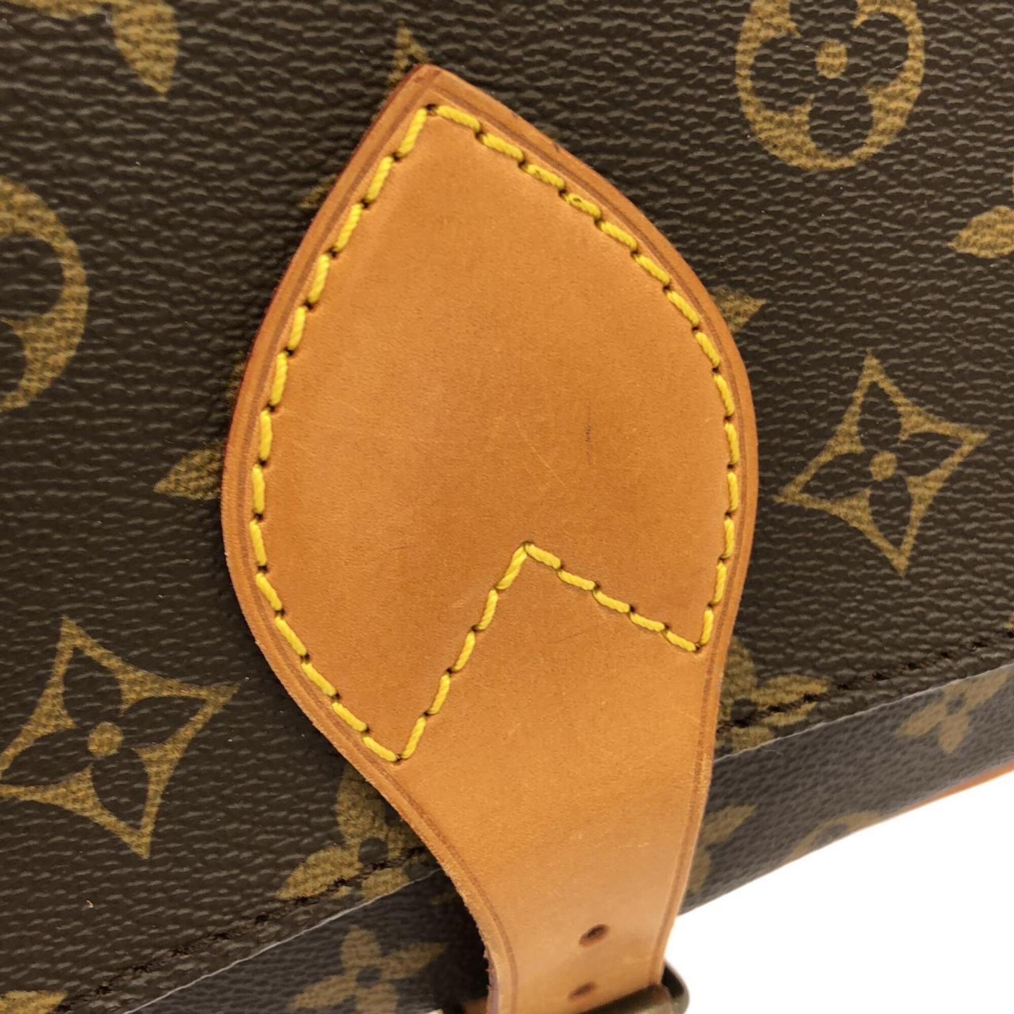 Louis Vuitton Monogram Marron Coated Canvas Shoulder Bag (Pre-Owned)