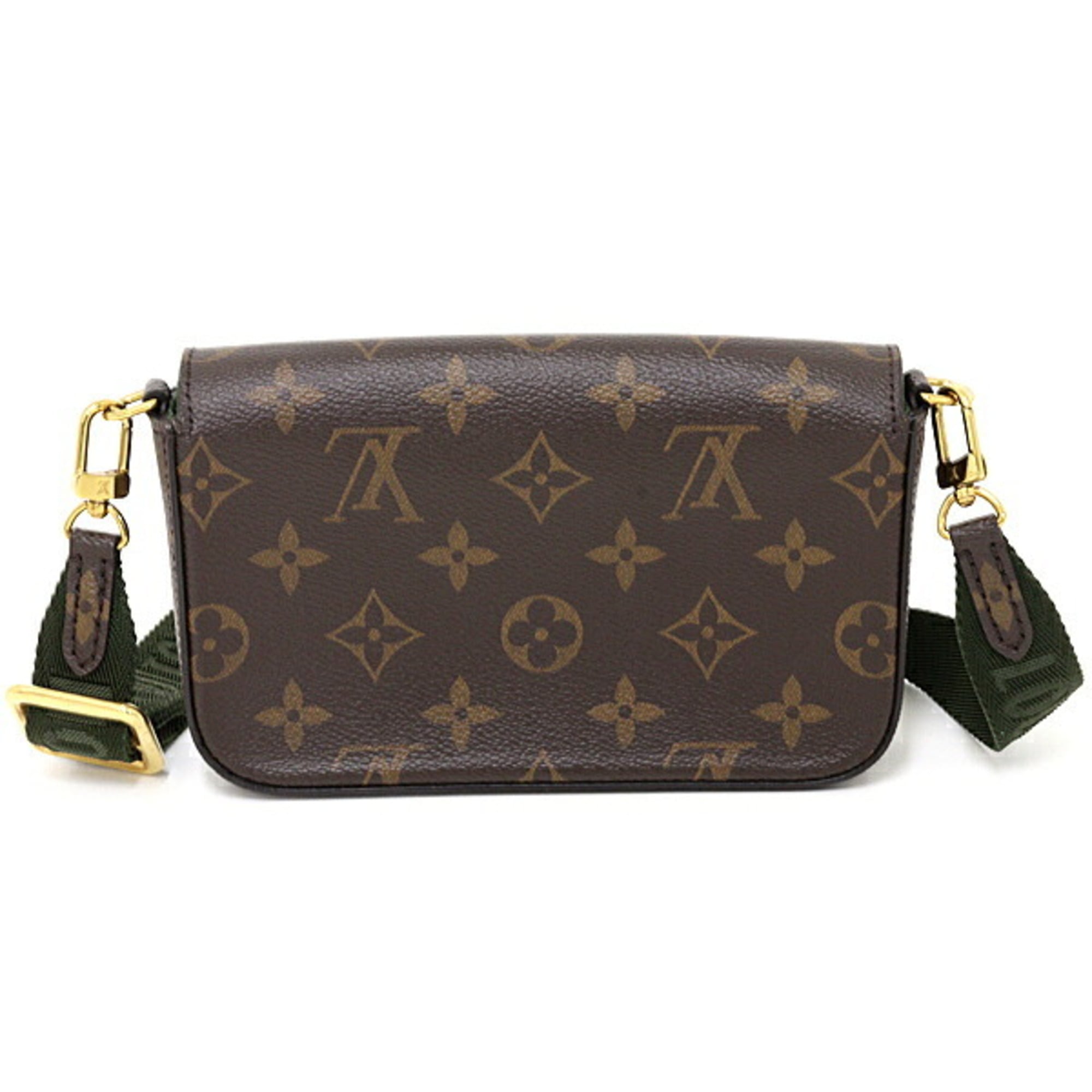 Louis Vuitton Brown Khaki Monogram Pochette Shoulder Bag (Pre-Owned)