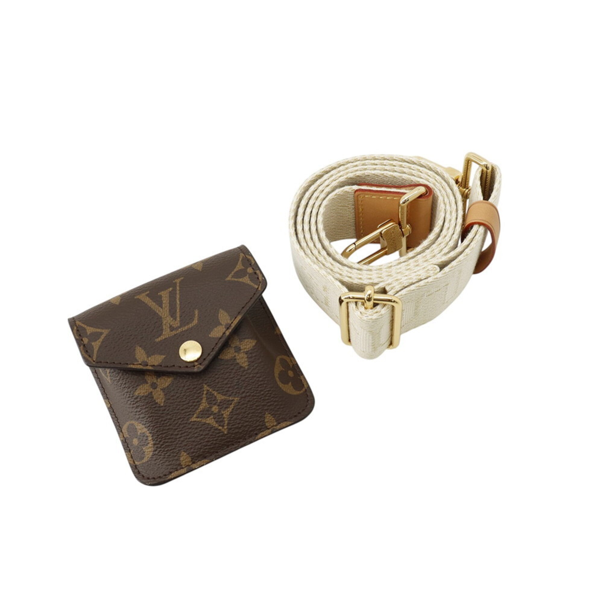 Louis Vuitton Brown Monogram Monogram Handbag Pouch Shoulder Bag (Pre-Owned)