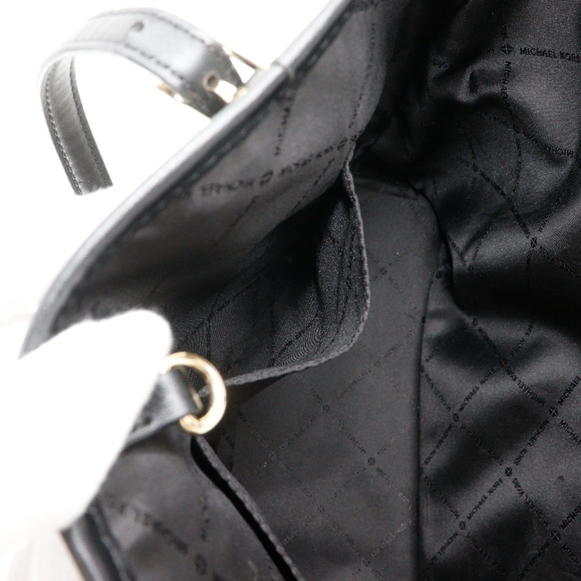 Michael Kors Black Pvc Tote Bag Weekend Bag (Pre-Owned)