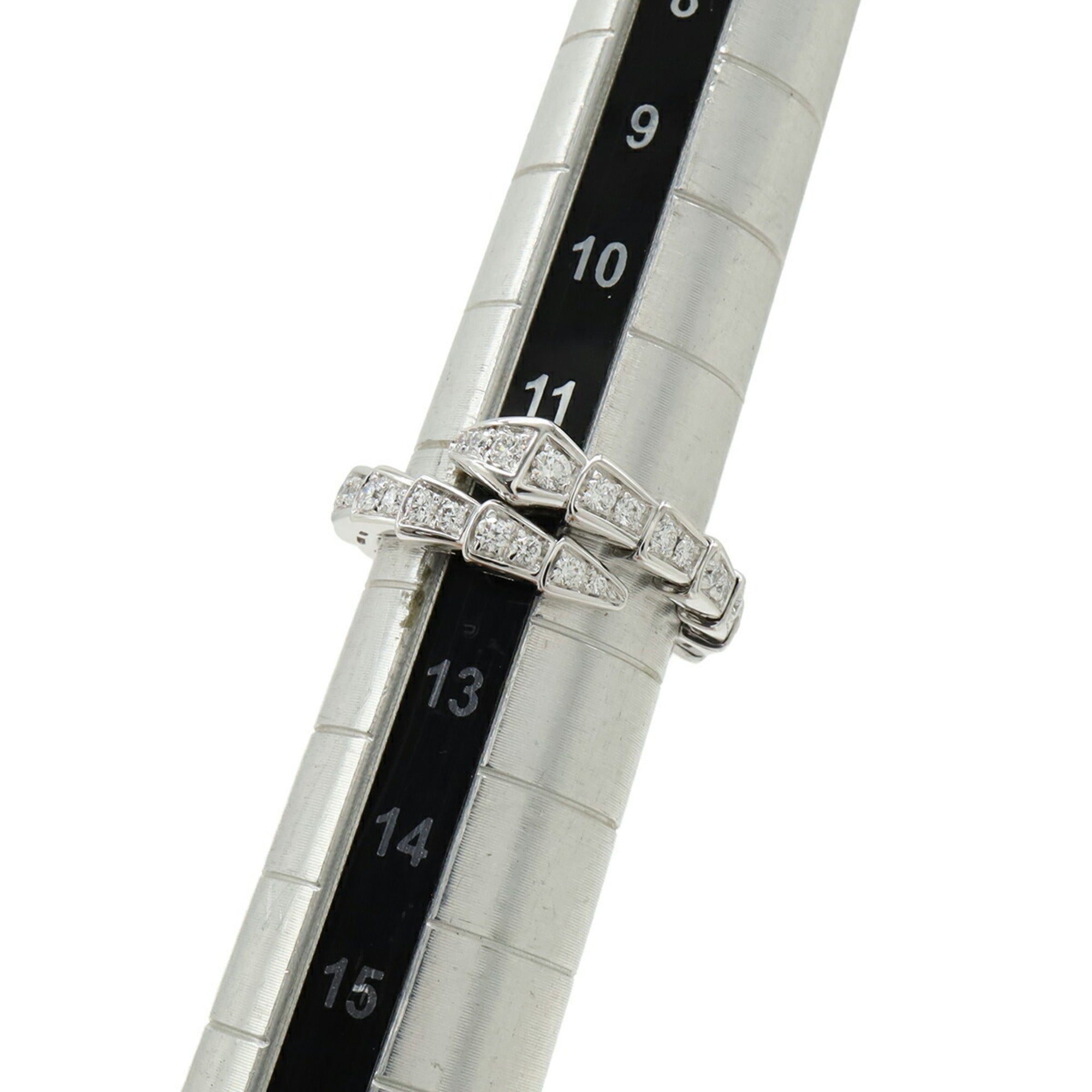 Bvlgari Serpenti White White Gold (18K) Band Ring (Pre-Owned)