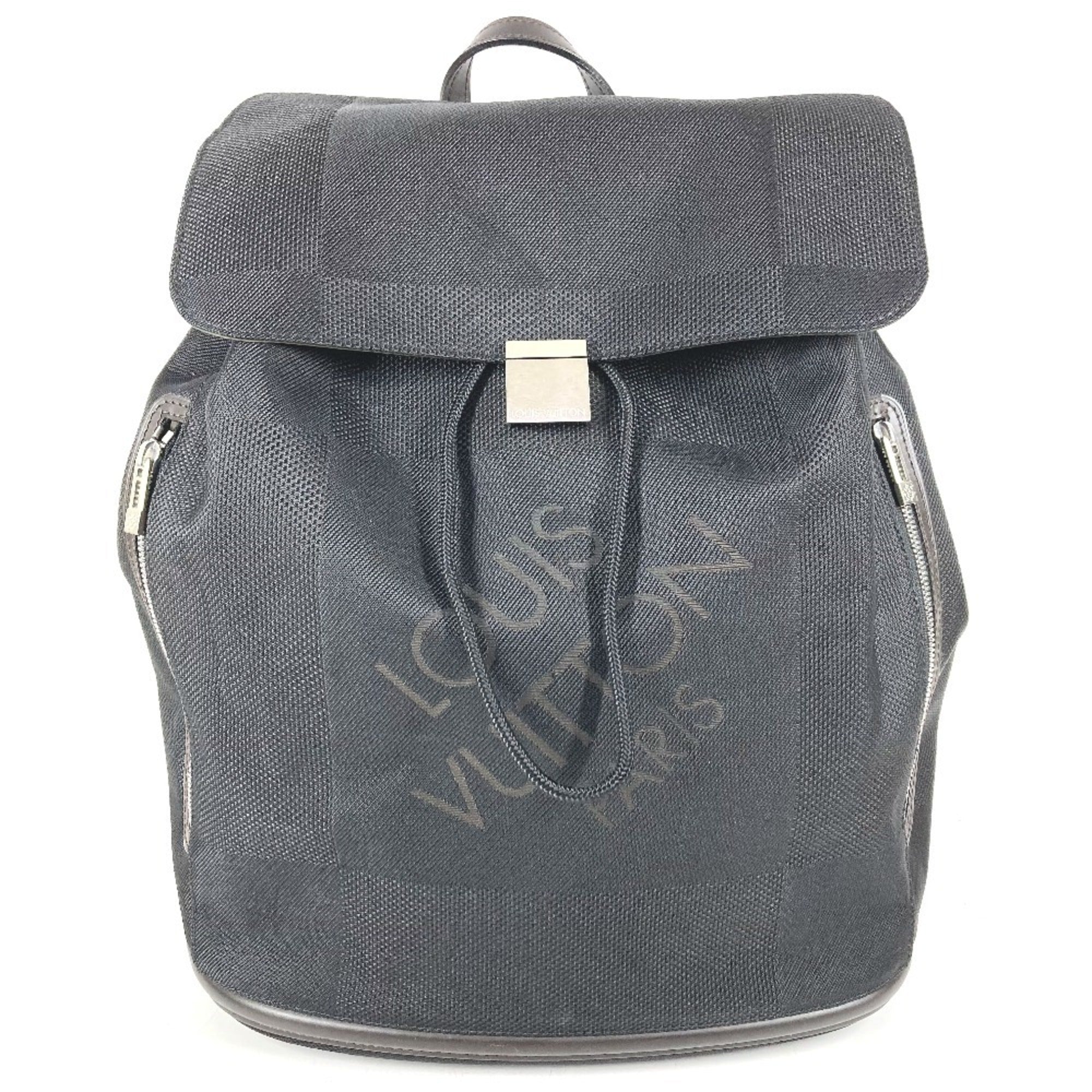 Louis Vuitton Black Galle Noir Damier Geant Backpack (Pre-Owned)
