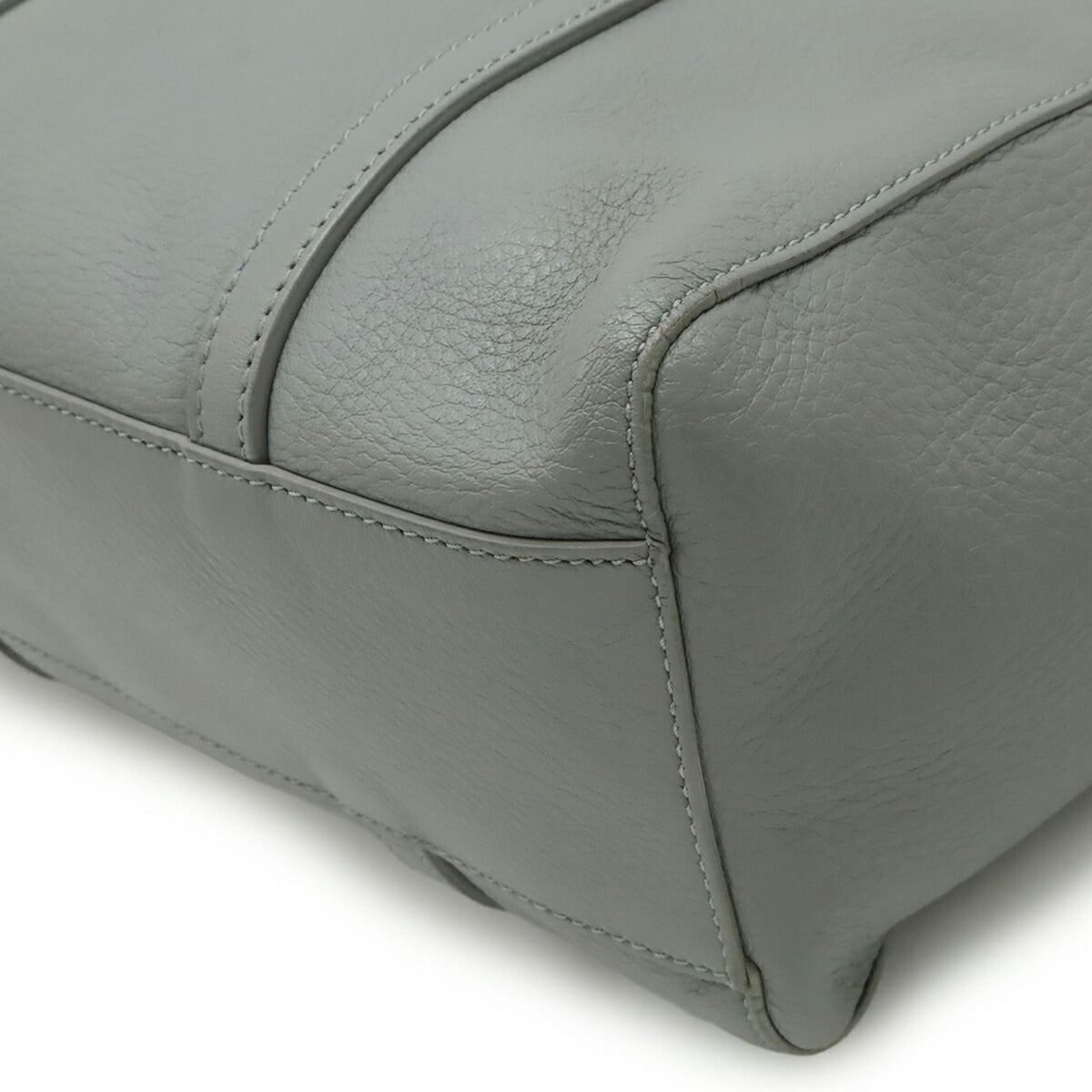 Balenciaga Gray Leather Shoulder Bag Tote Bag (Pre-Owned)