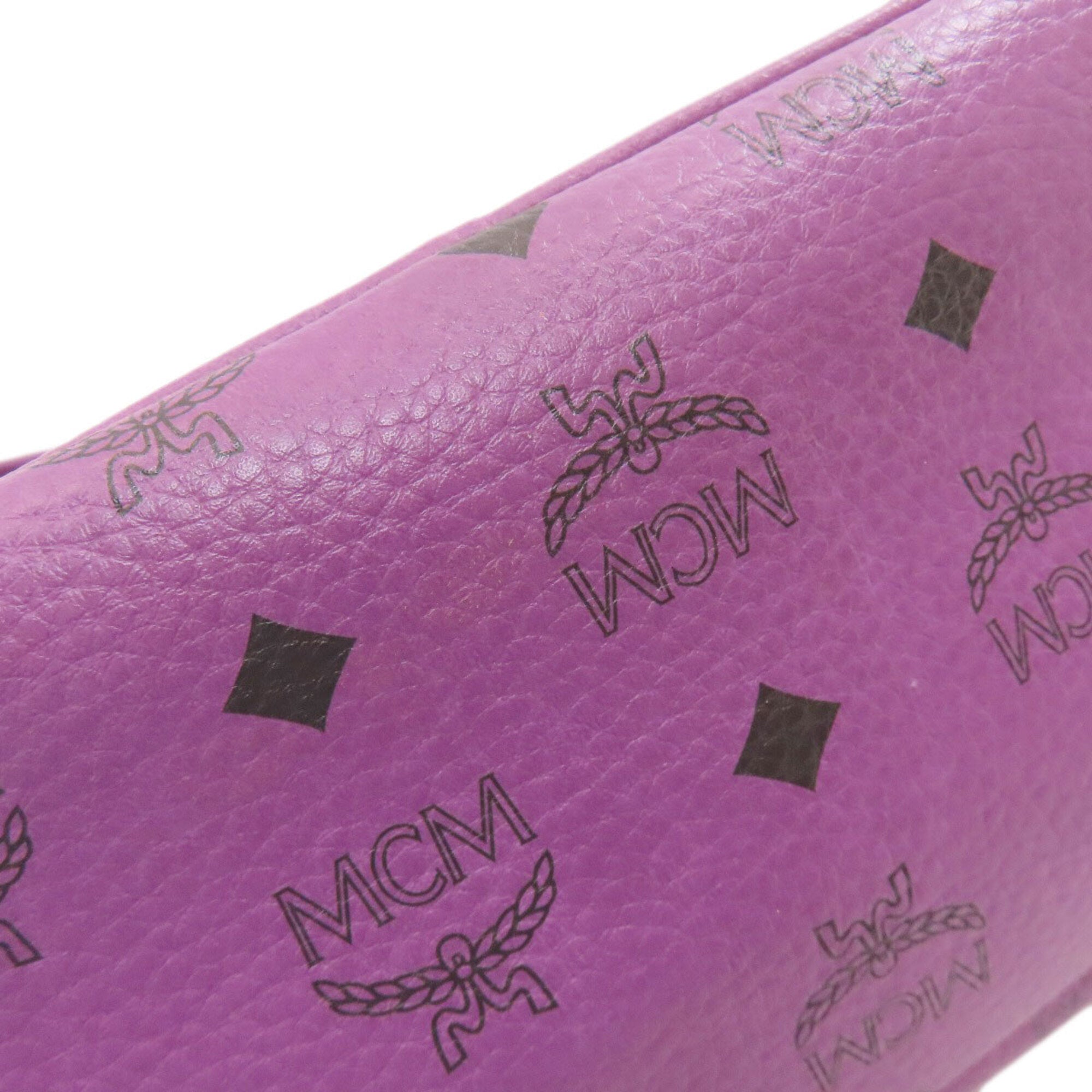 Mcm Purple Pvc Backpack (Pre-Owned)