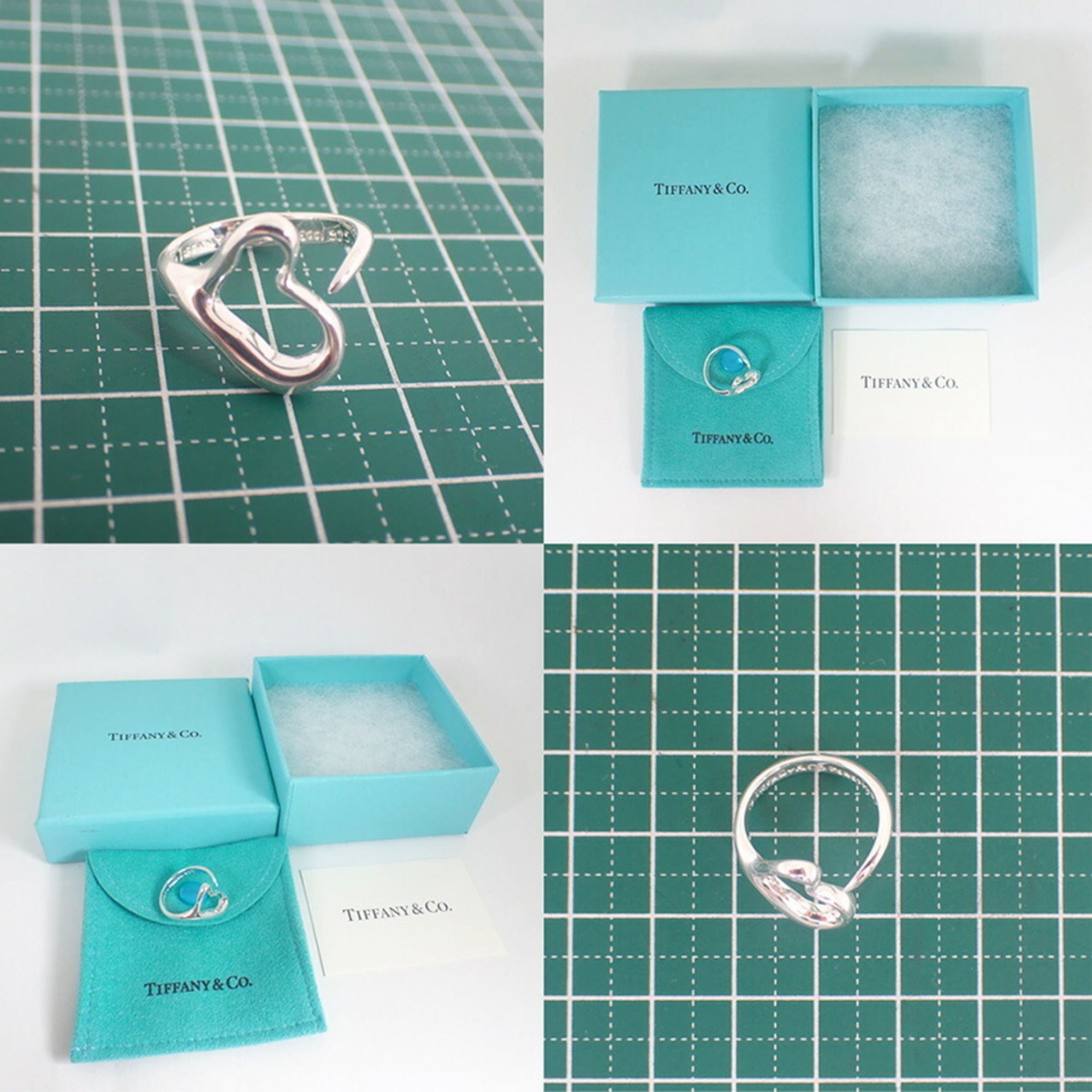 Tiffany Sterling Silver 925 Band Ring (Pre-Owned)