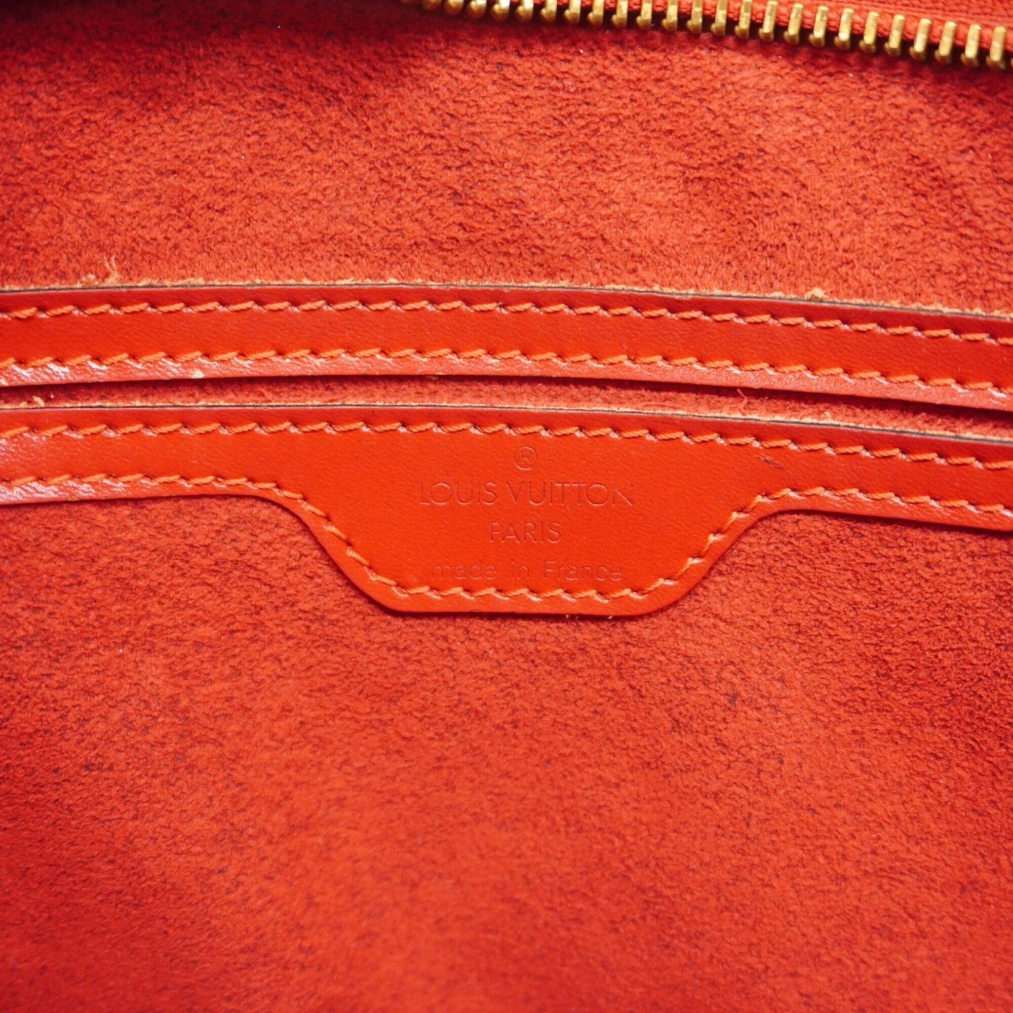 Louis Vuitton Castilian Red Handbag (Pre-Owned)