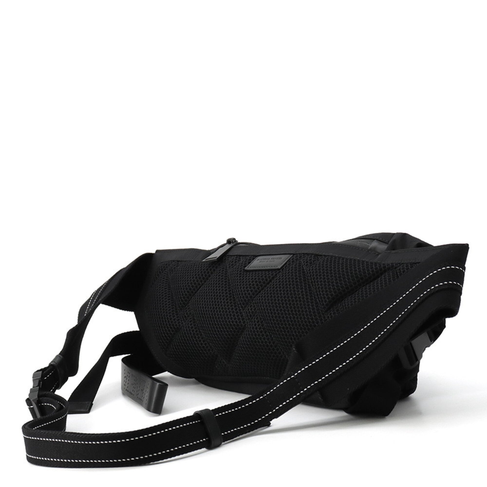 Bottega Veneta Black Blue Mesh Handbag Sling Bag (Pre-Owned)