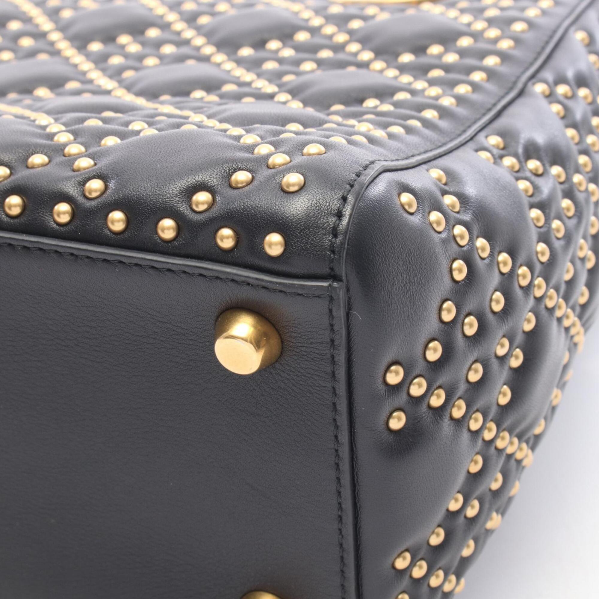 Christian Dior Black Leather Handbag (Pre-Owned)