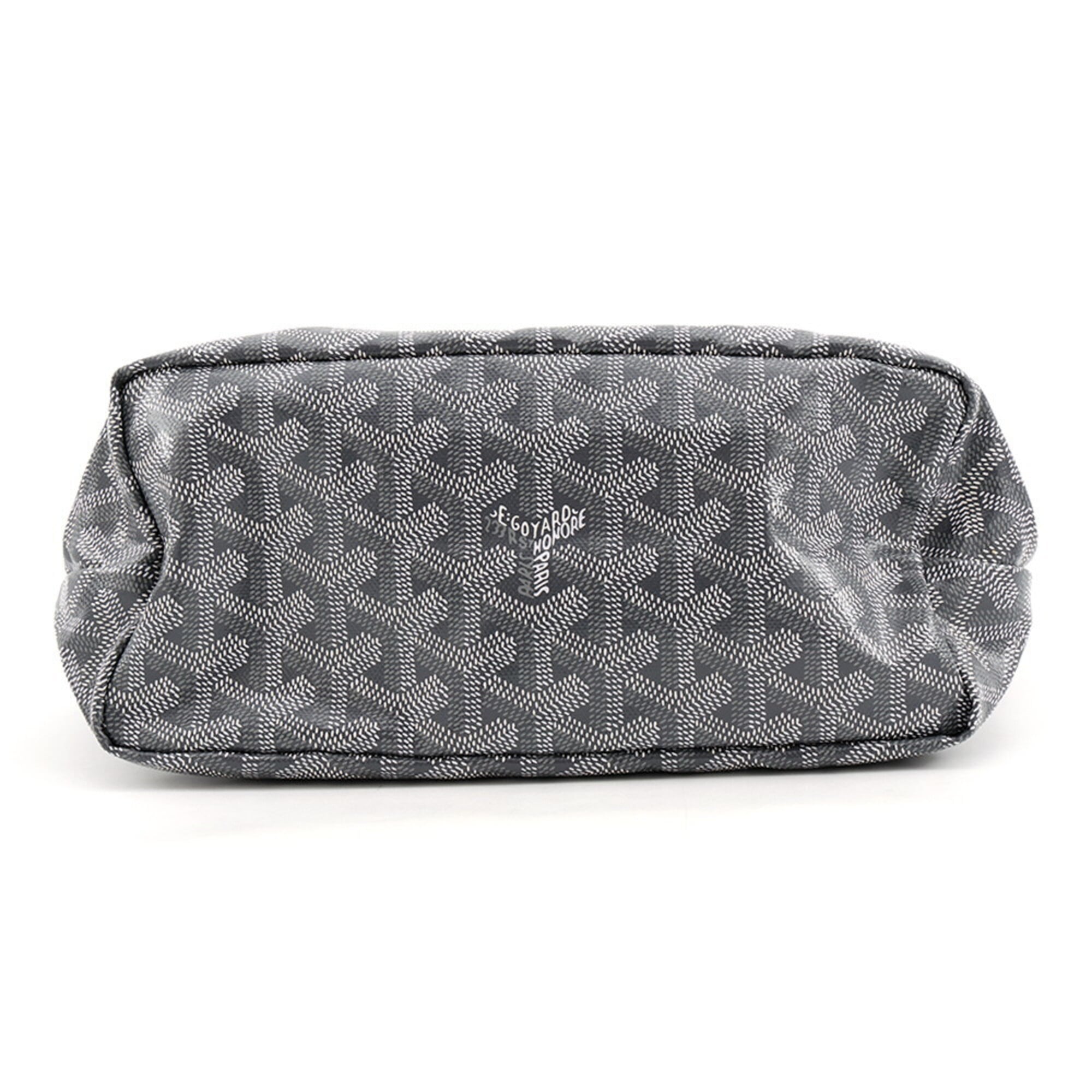 Goyard Gray Pvc Leather Handbag Pouch (Pre-Owned)