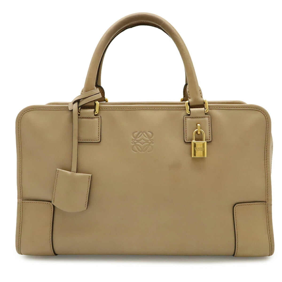 Loewe Beige Leather Handbag (Pre-Owned)