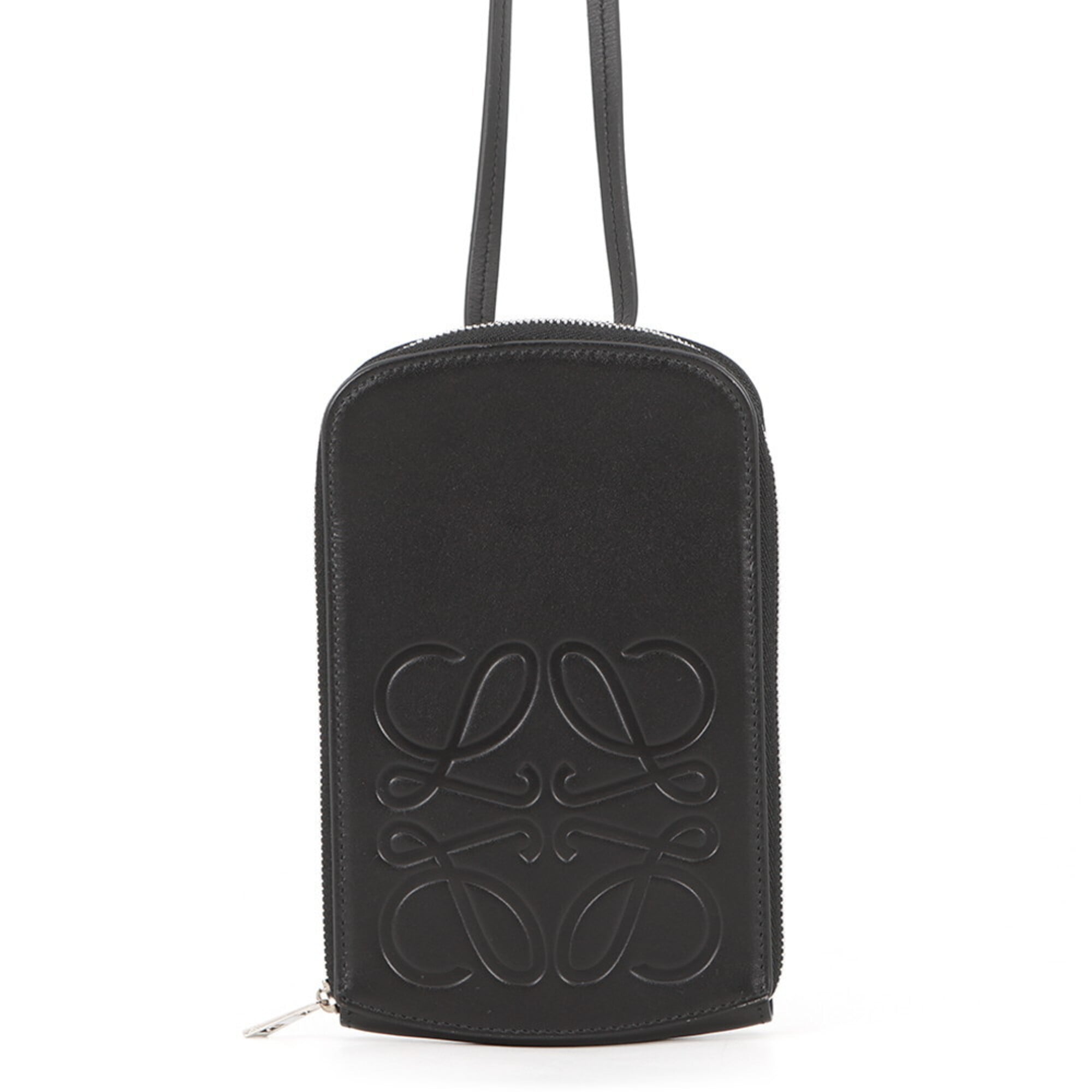 Loewe Black Leather Handbag Shoulder Bag (Pre-Owned)