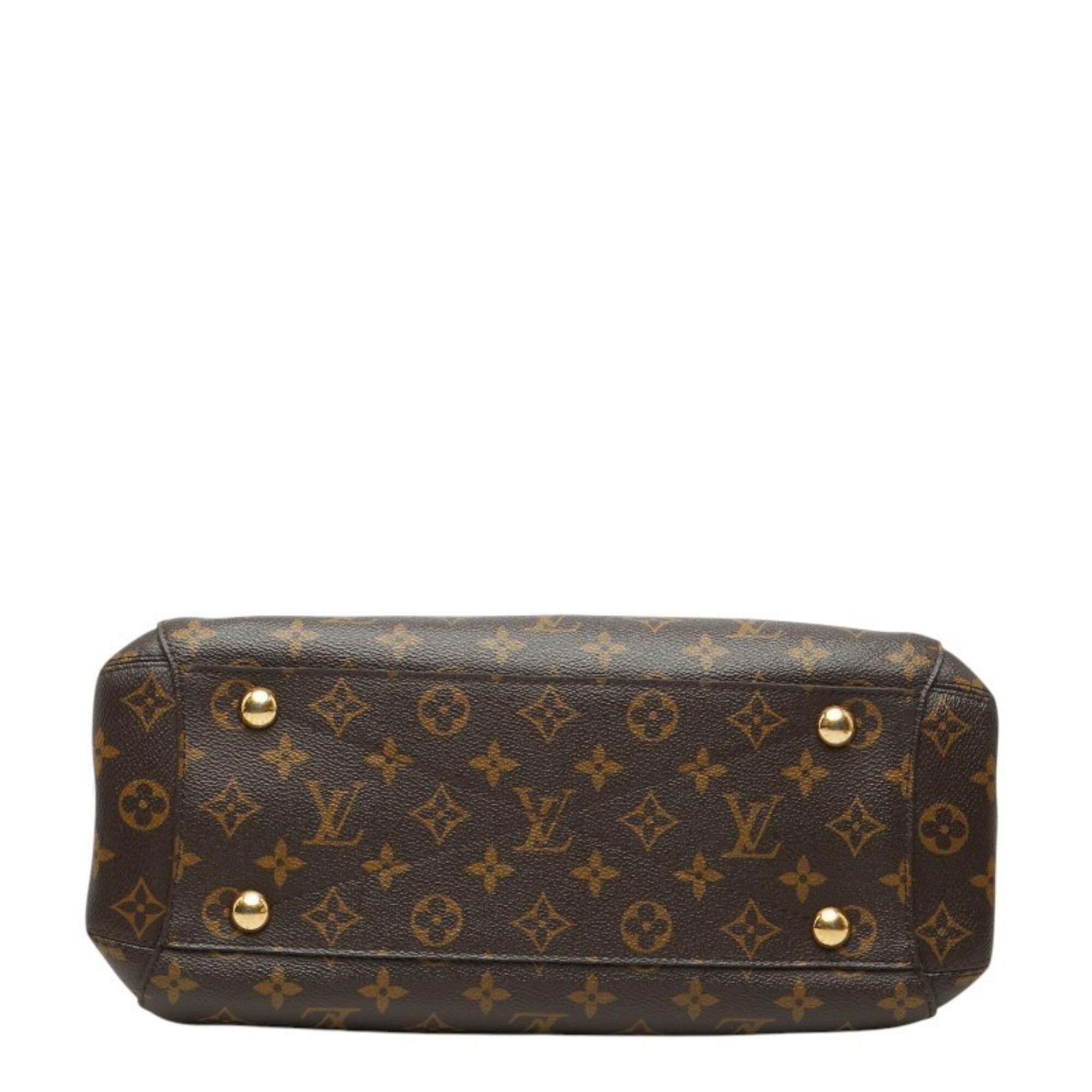 Louis Vuitton Brown Pvc Leather Handbag Shoulder Bag (Pre-Owned)