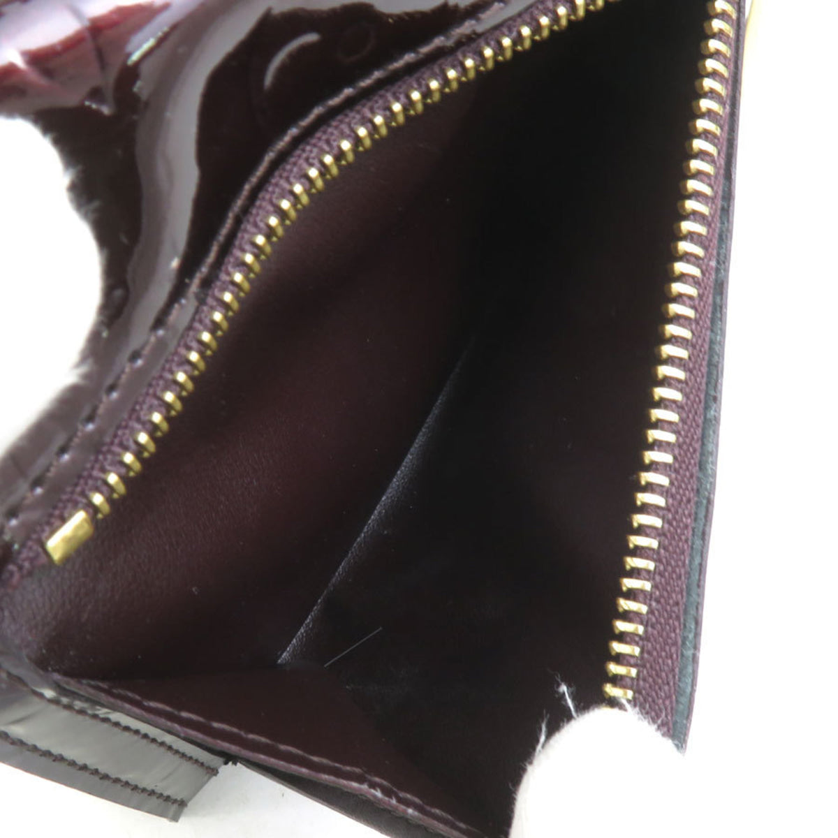 Louis Vuitton Monogram Vernis Amarante Monogram Vernis Wallet (Tri-Fold) (Pre-Owned)