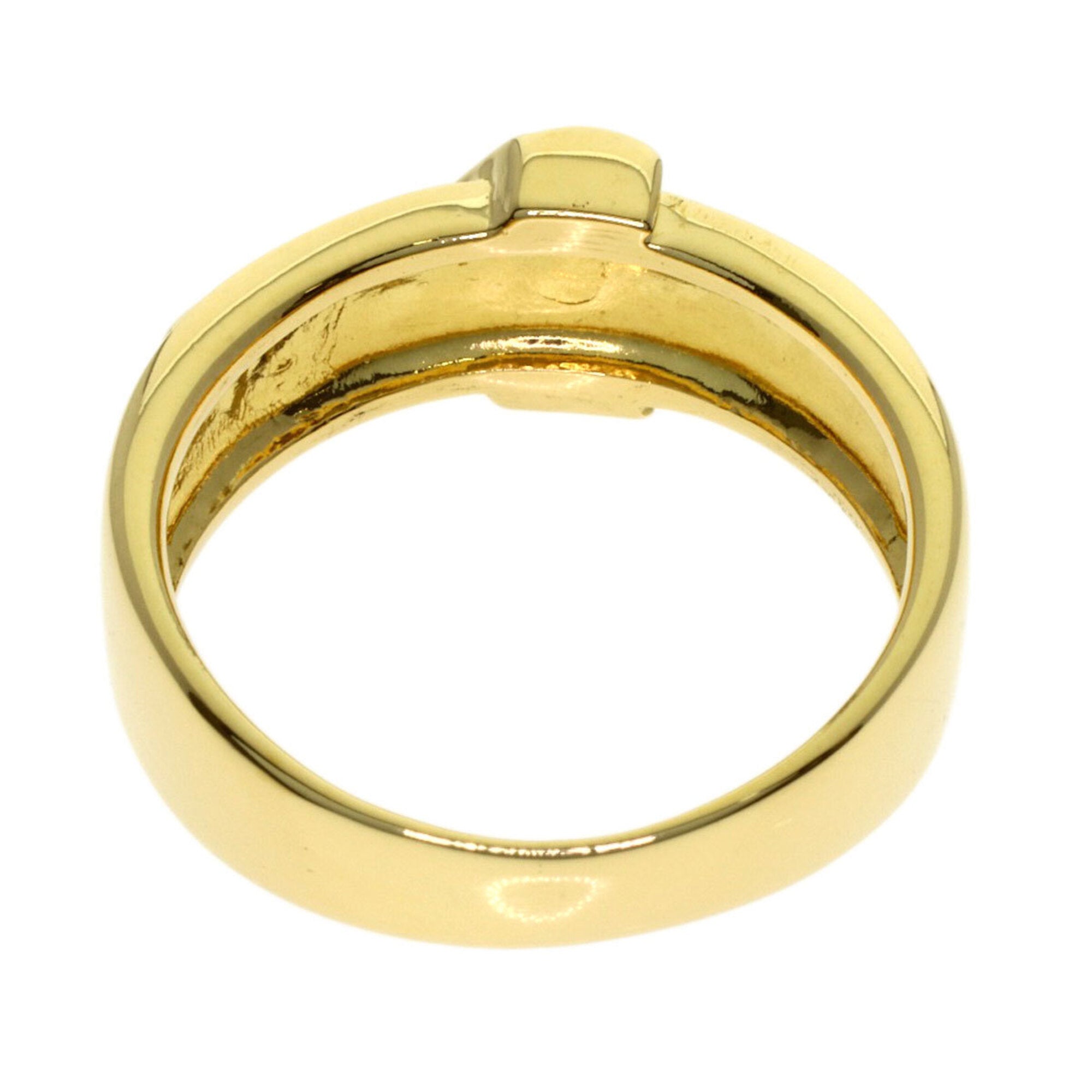 Yves Saint Laurent Yellow Gold (18K) Band Ring (Pre-Owned)