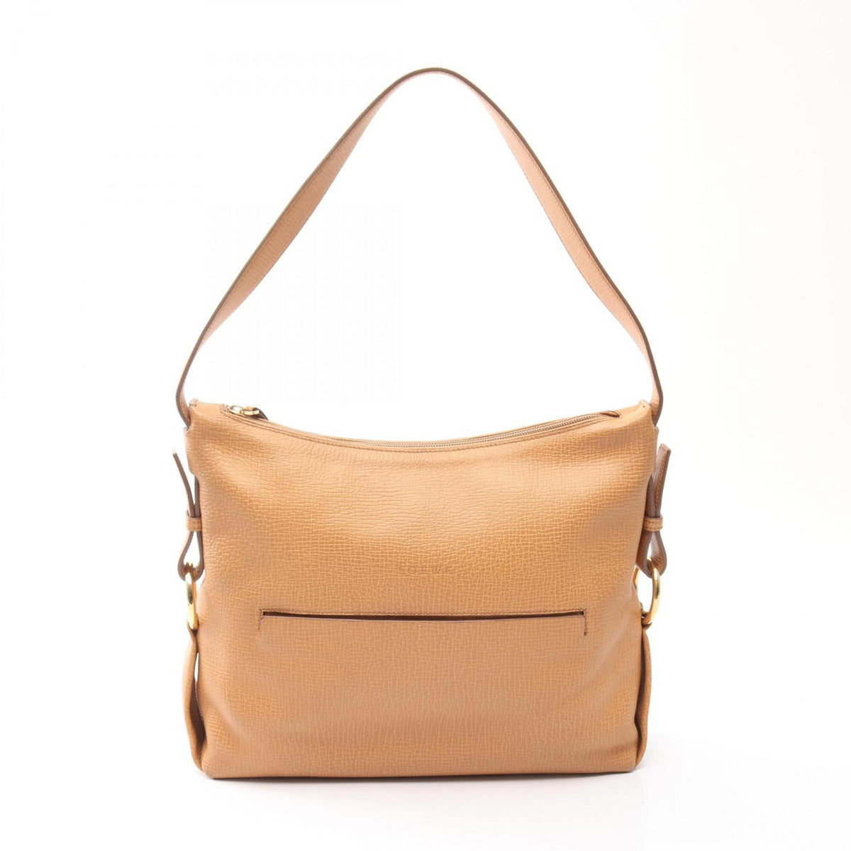 Loewe Beige Leather Handbag Shoulder Bag (Pre-Owned)
