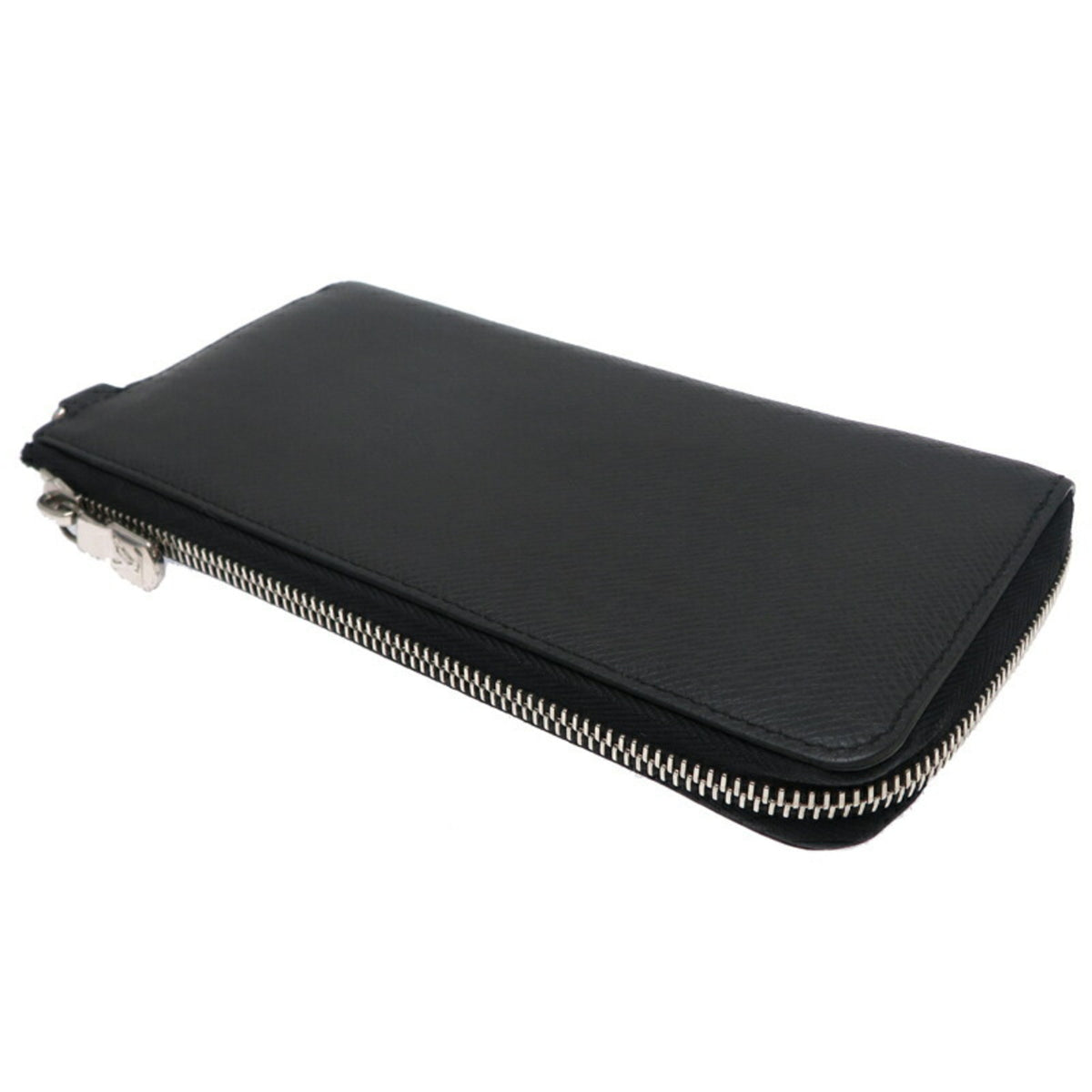 Louis Vuitton Black Taiga Leather Wallet (Bi-Fold) (Pre-Owned)