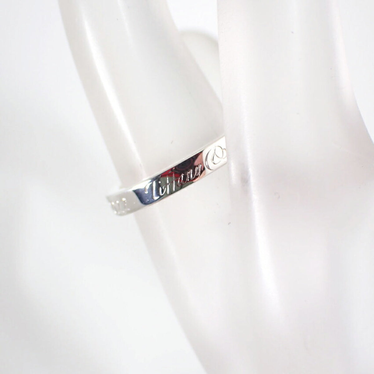 Tiffany Sterling Silver 925 Band Ring (Pre-Owned)