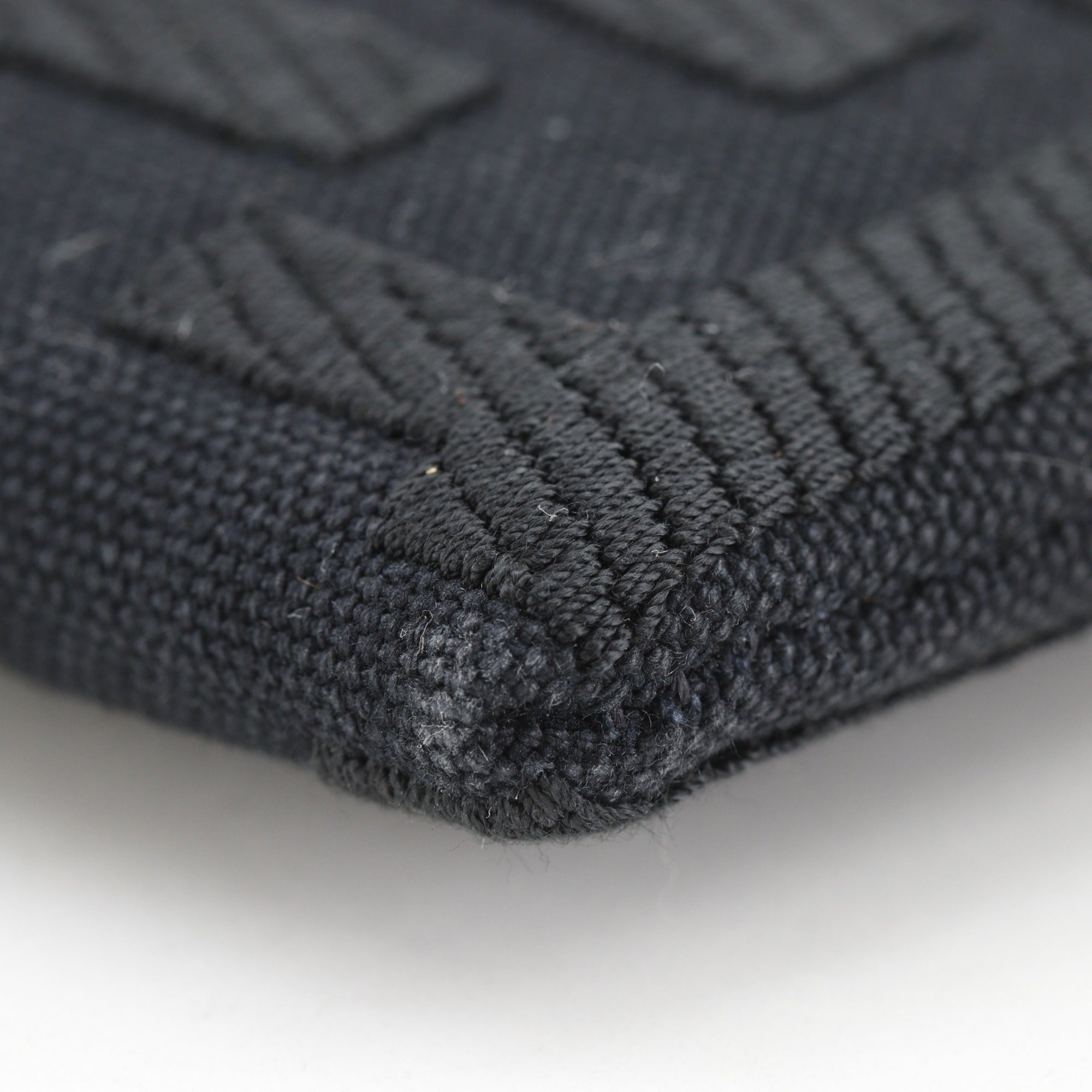 Fendi Black Cotton Pouch (Pre-Owned)