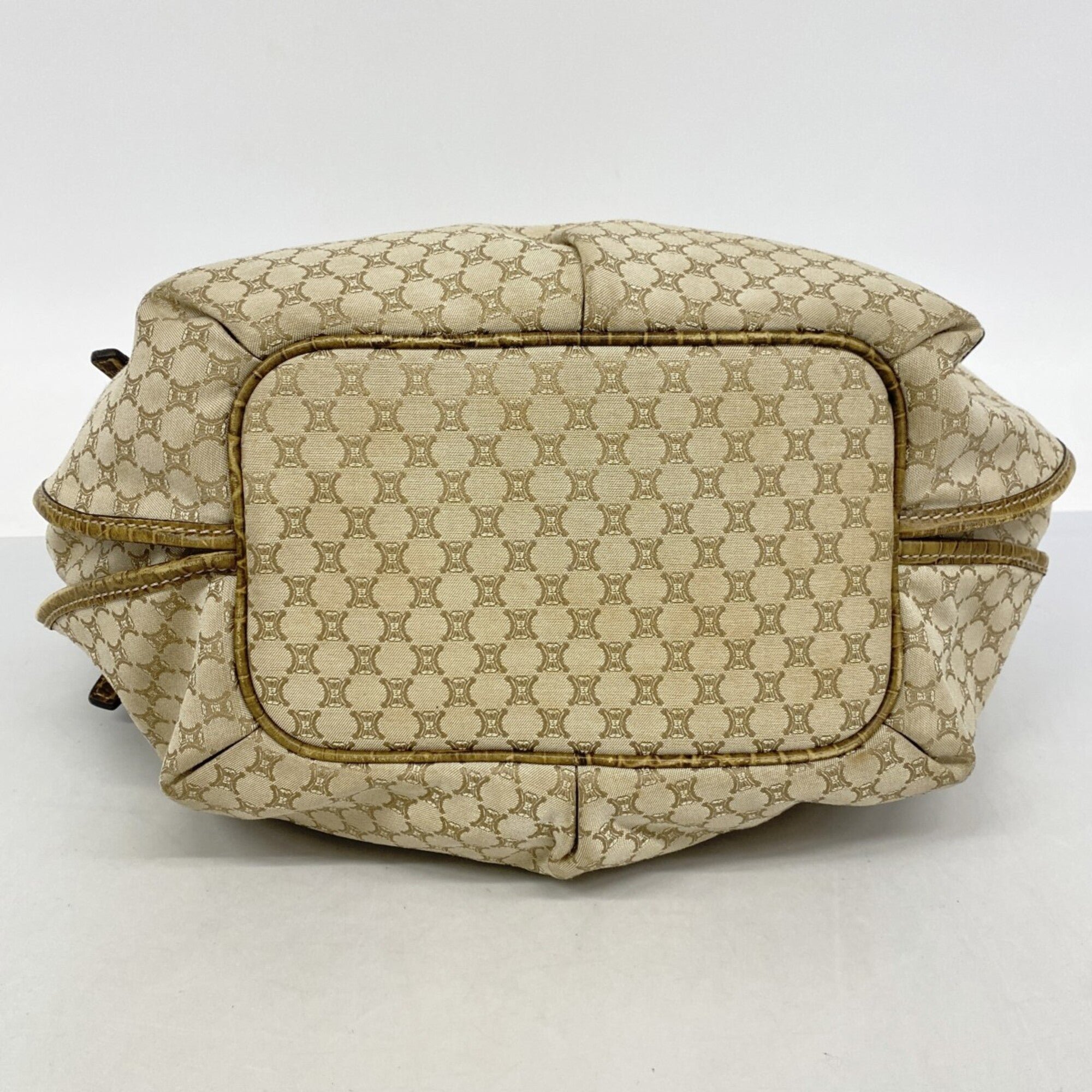 Celine Beige Nylon Canvas Tote Bag (Pre-Owned)