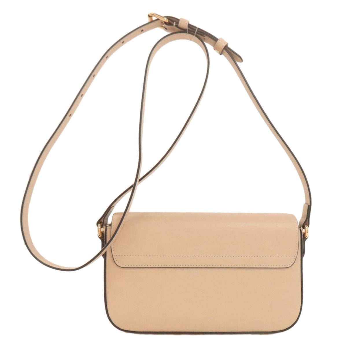 Gucci Beige Leather Shoulder Bag (Pre-Owned)