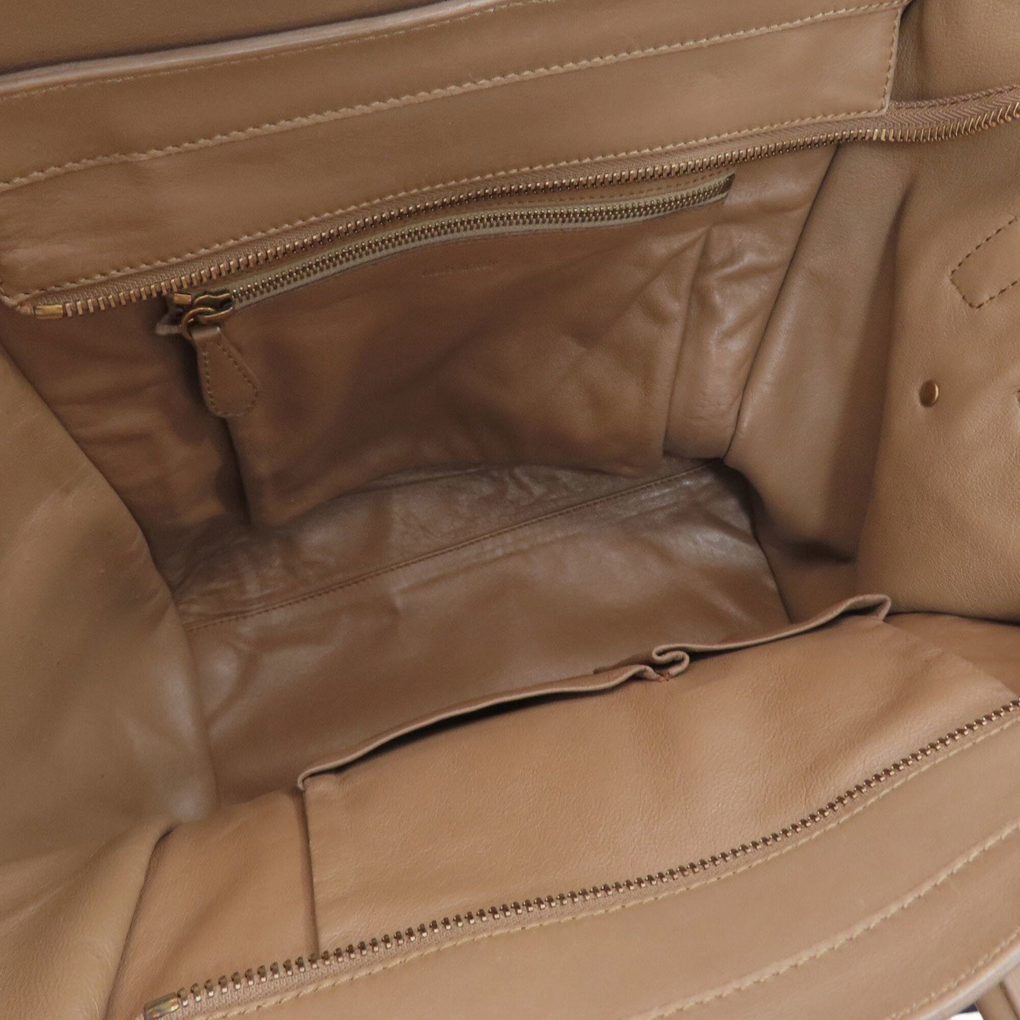 Celine Luggage Brown Leather Handbag (Pre-Owned)