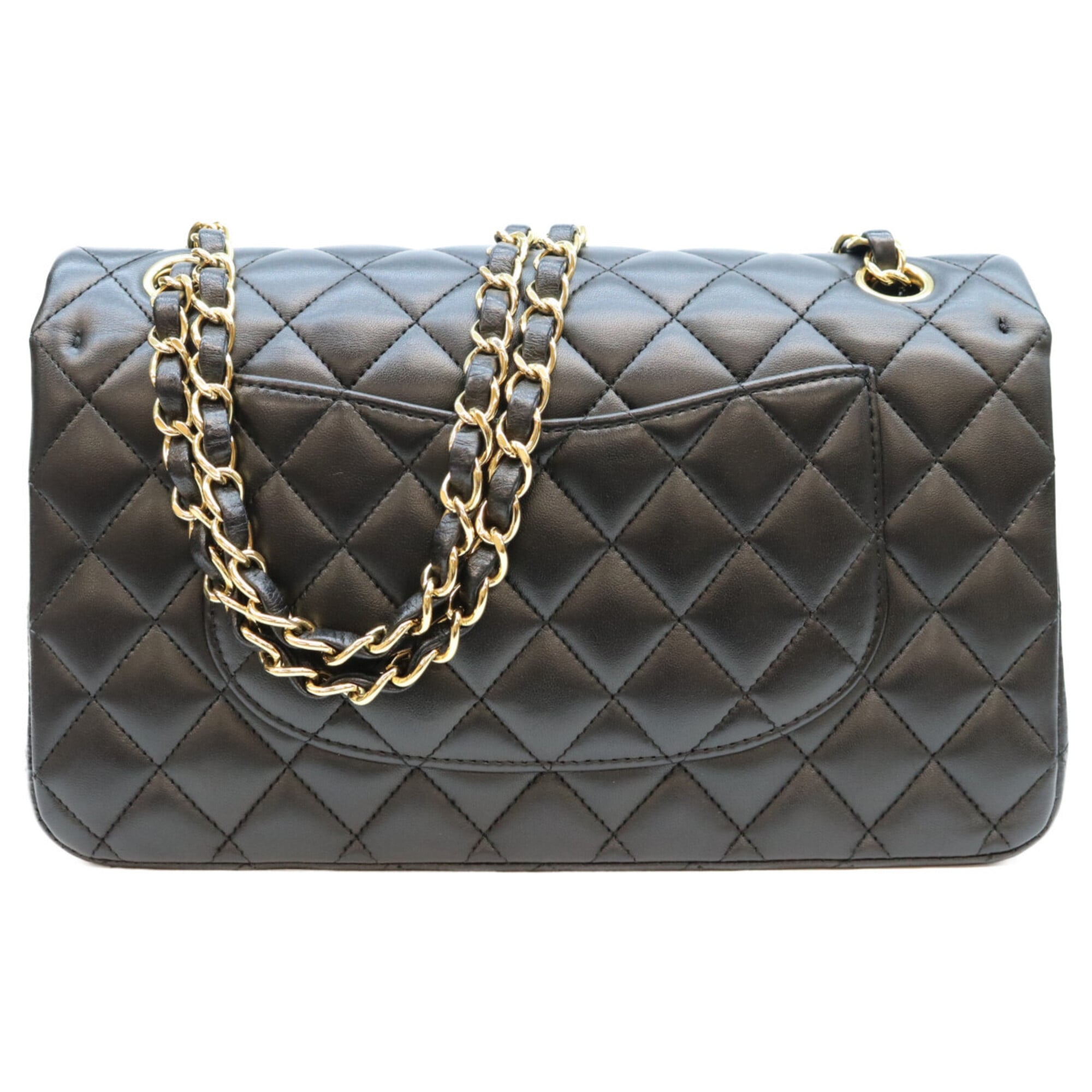 Chanel Black Leather Shoulder Bag (Pre-Owned)