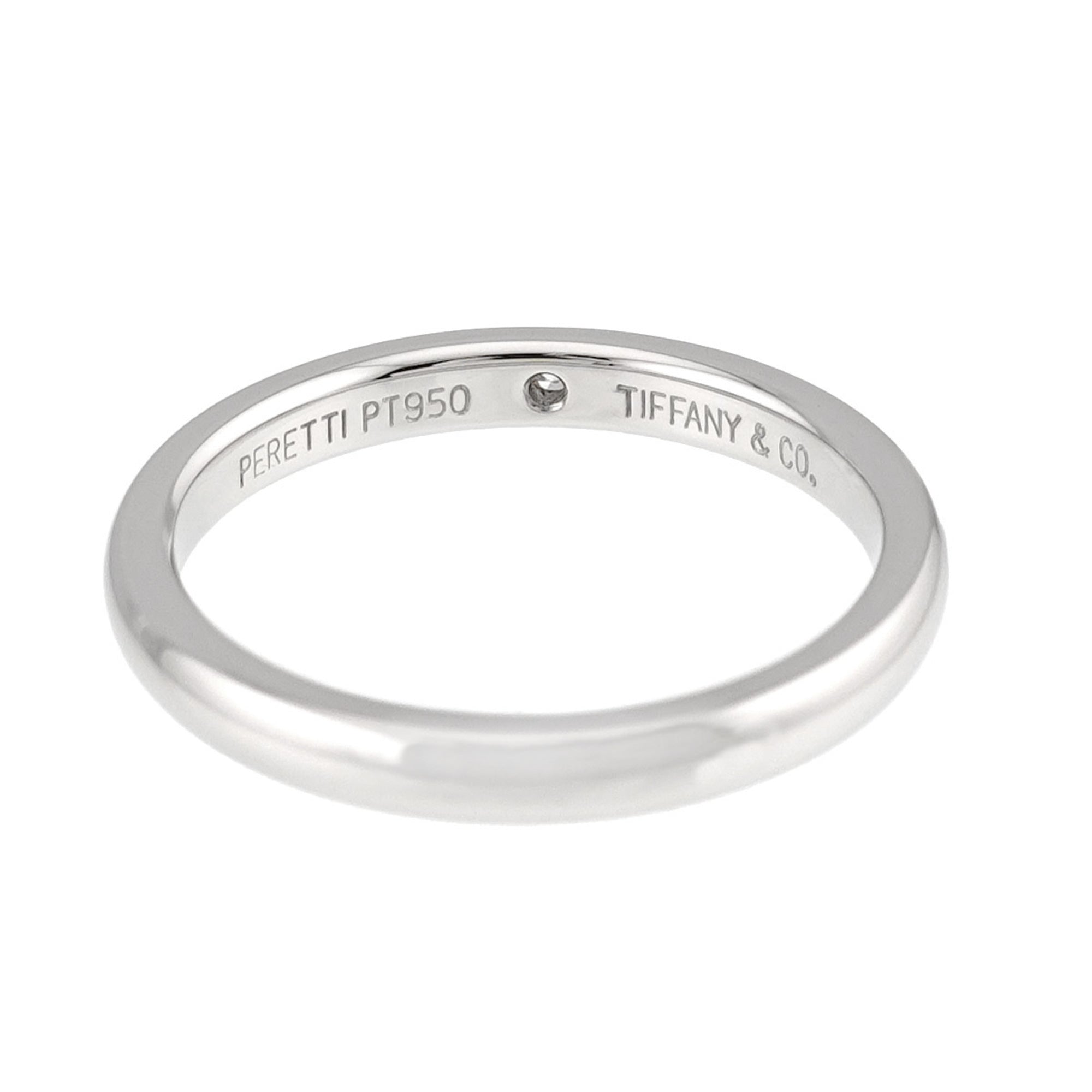 Tiffany Platinum 950 Band Ring (Pre-Owned)