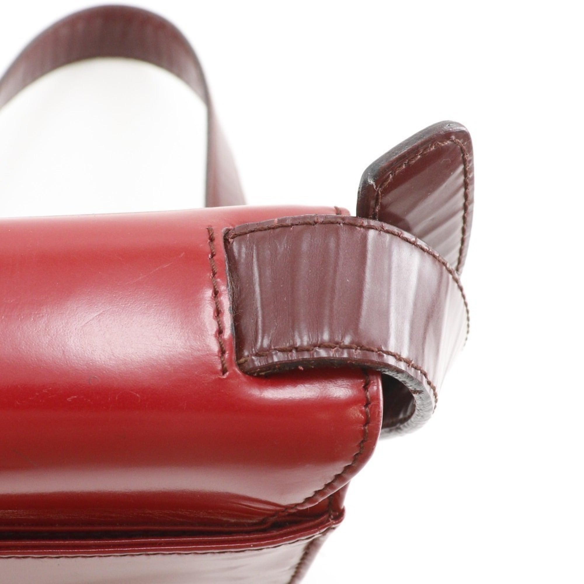 Prada Red Color Shoulder Bag (Pre-Owned)