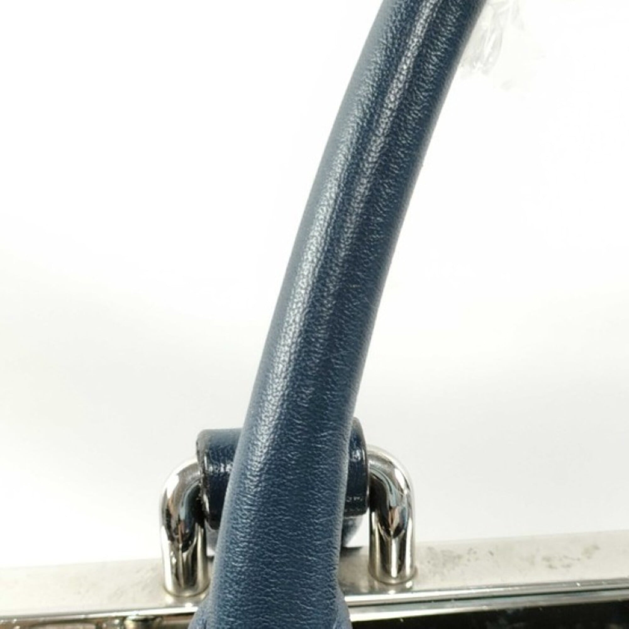 Fendi Blue Leather Handbag (Pre-Owned)