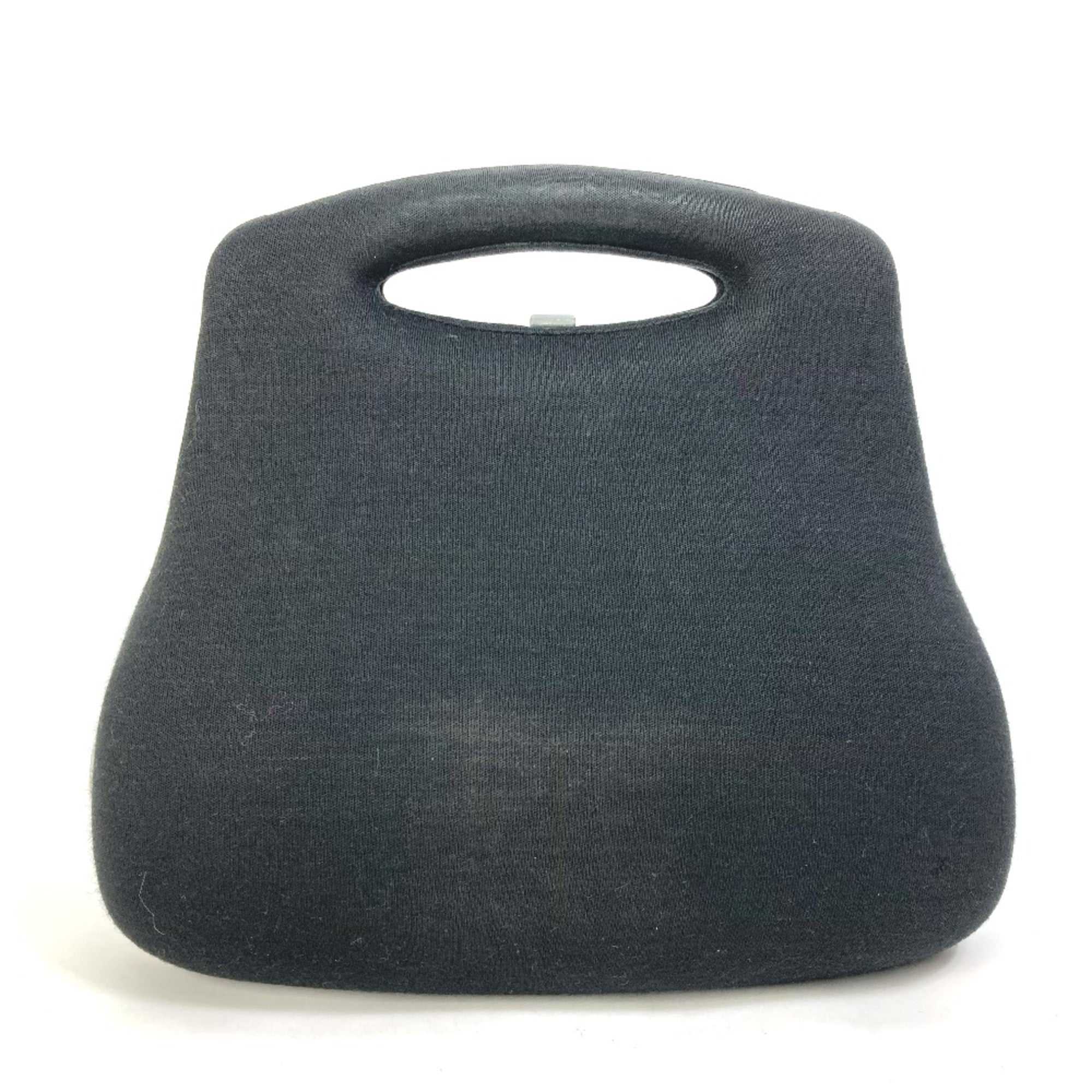 Chanel Black Cloth Handbag (Pre-Owned)