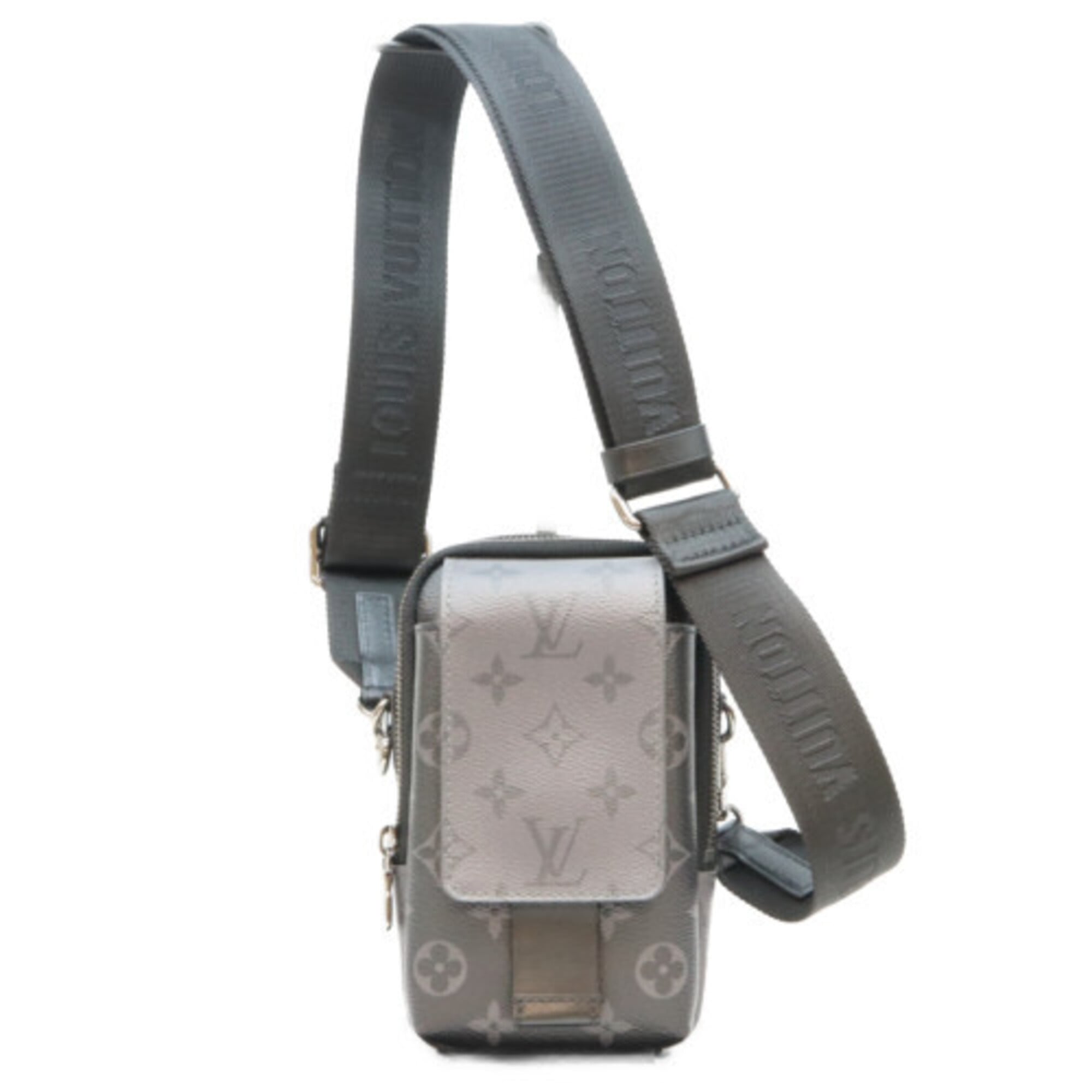Louis Vuitton Black Monogram Eclipse Pouch Shoulder Bag (Pre-Owned)