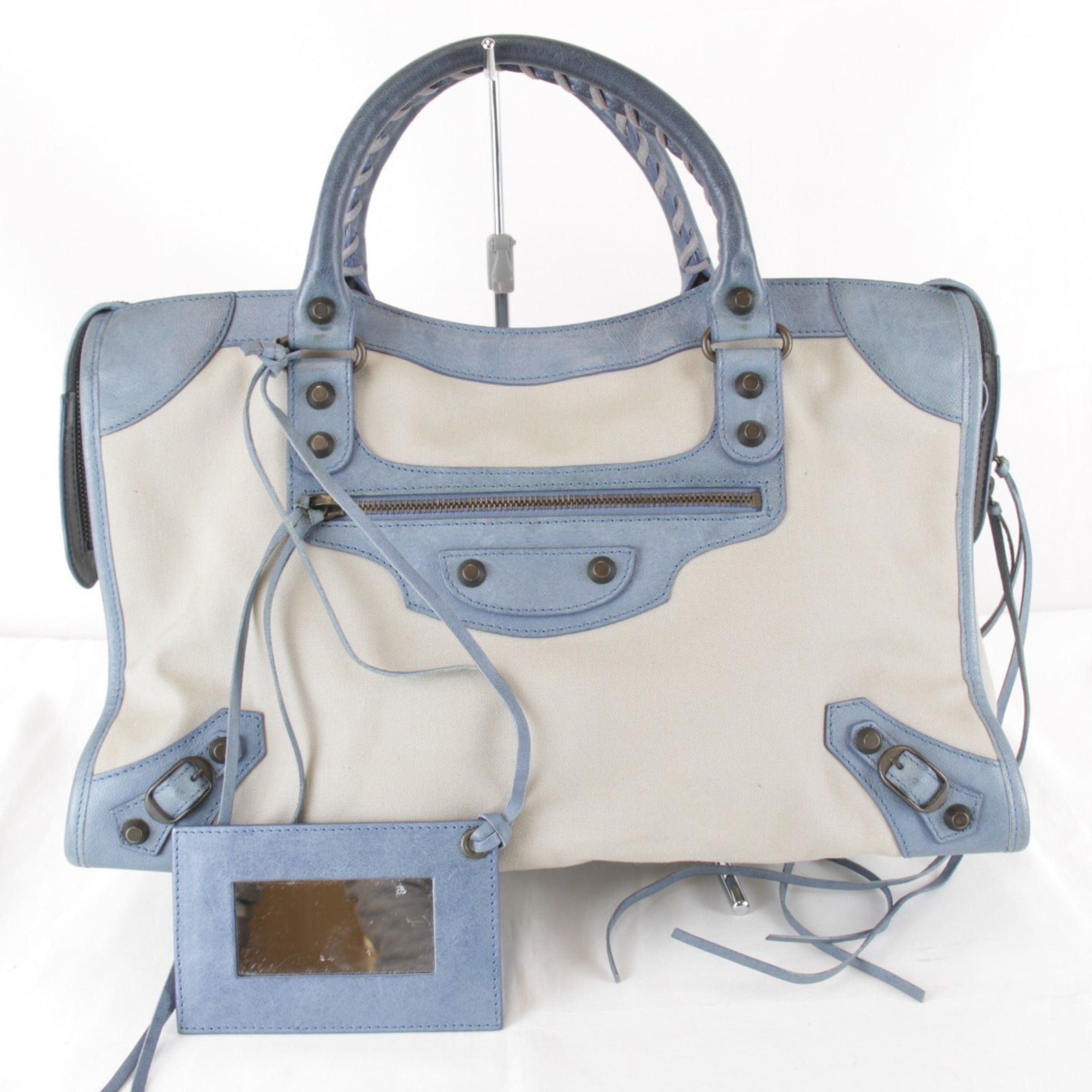 Balenciaga Beige Canvas Handbag (Pre-Owned)