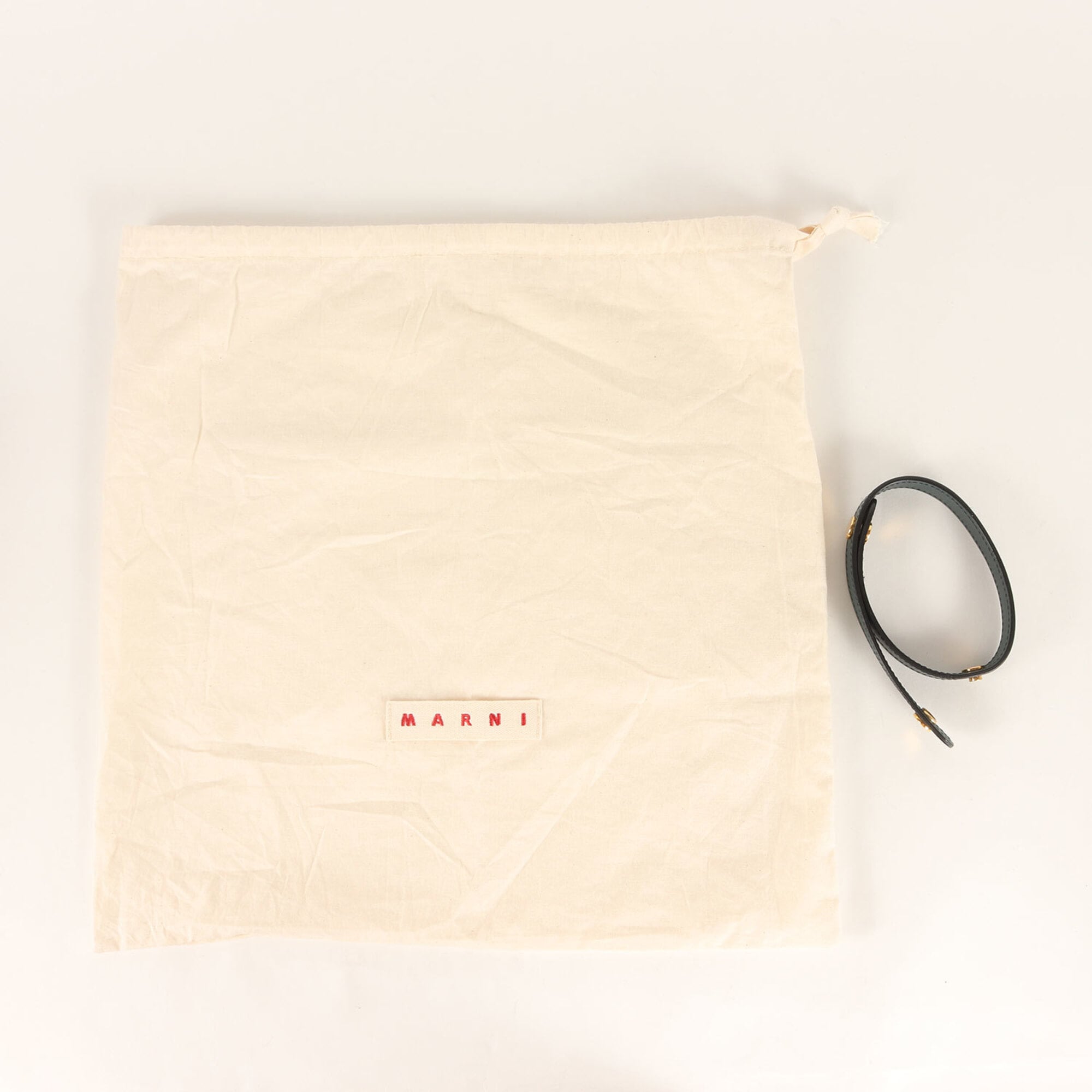 Marni Green Leather Shoulder Bag (Pre-Owned)