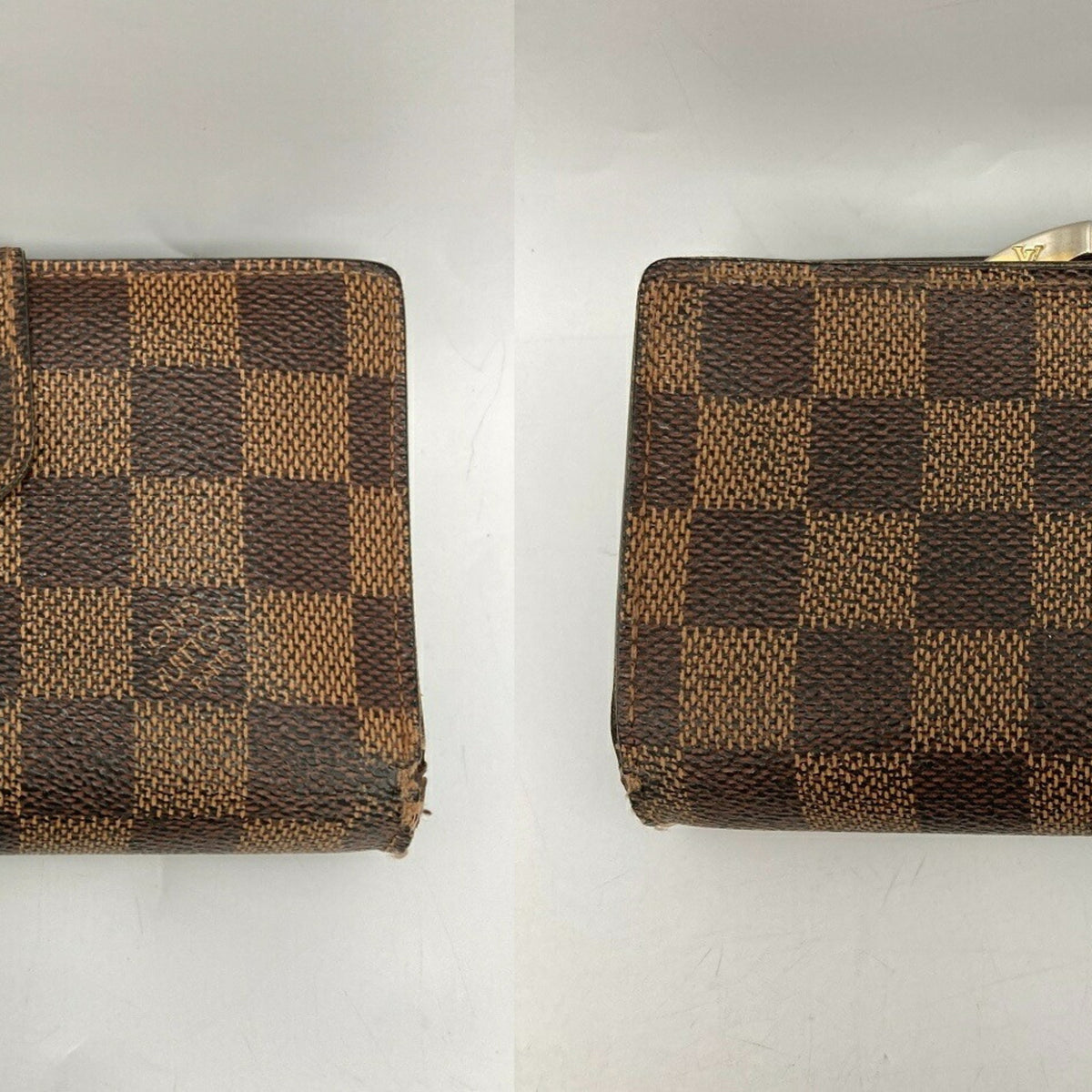 Louis Vuitton Brown Pvc Leather Wallet (Bi-Fold) (Pre-Owned)