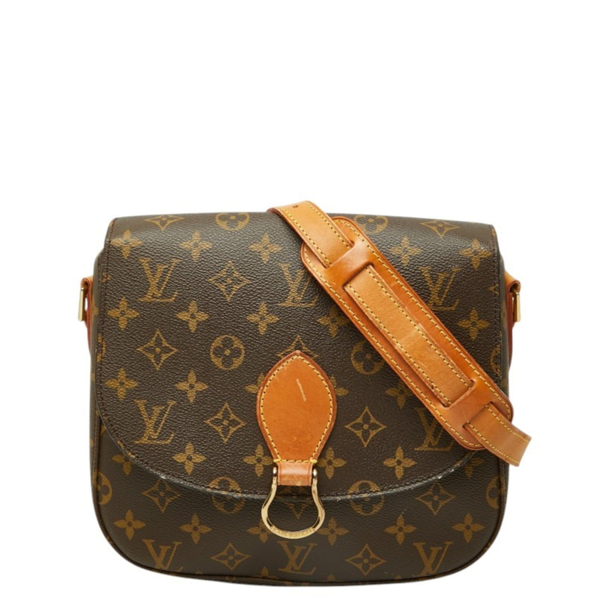 Louis Vuitton Brown Pvc Leather Shoulder Bag (Pre-Owned)