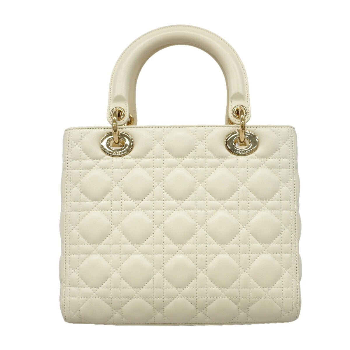 Christian Dior White Leather Handbag (Pre-Owned)