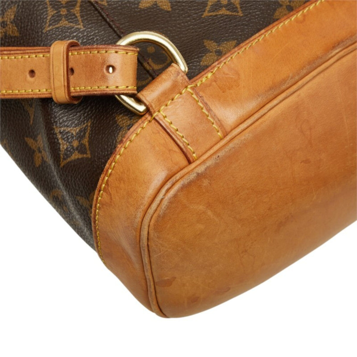 Louis Vuitton Brown Pvc Leather Backpack (Pre-Owned)