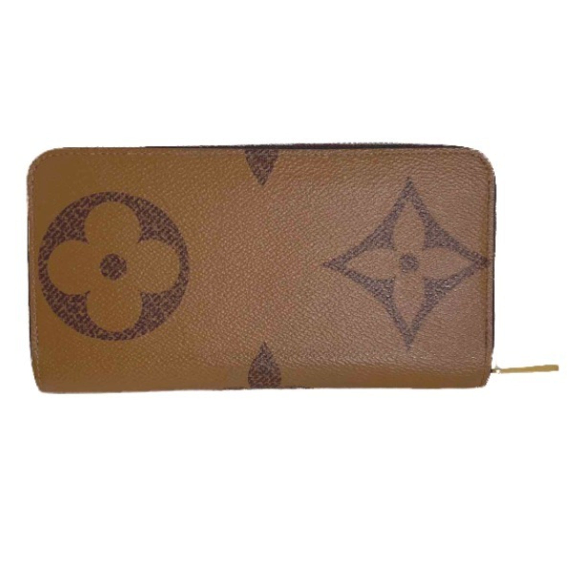 Louis Vuitton Brown Monogram Long Wallet (Bi-Fold) (Pre-Owned)