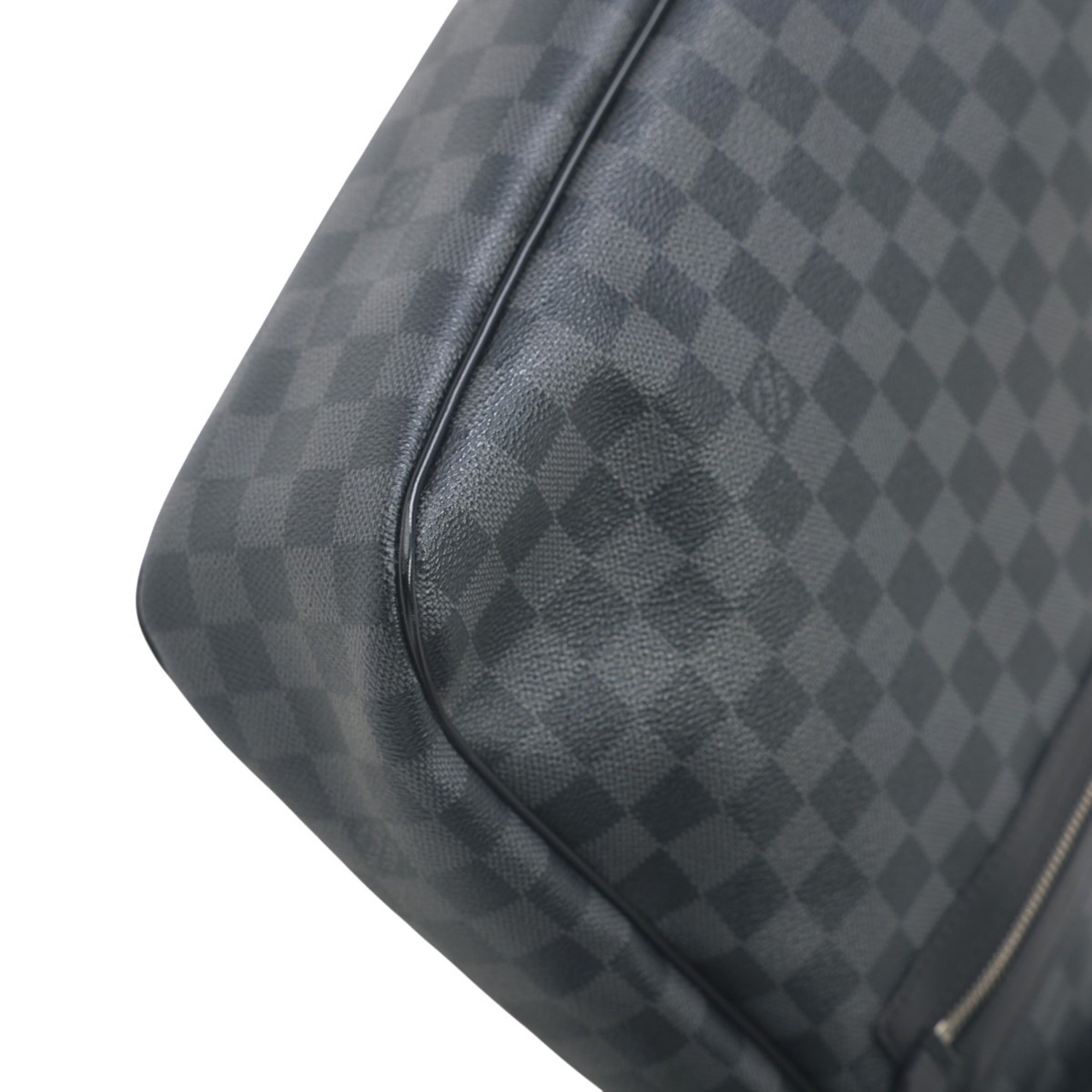 Louis Vuitton Black Damier Graphite Damier Graphite Shoulder Bag (Pre-Owned)