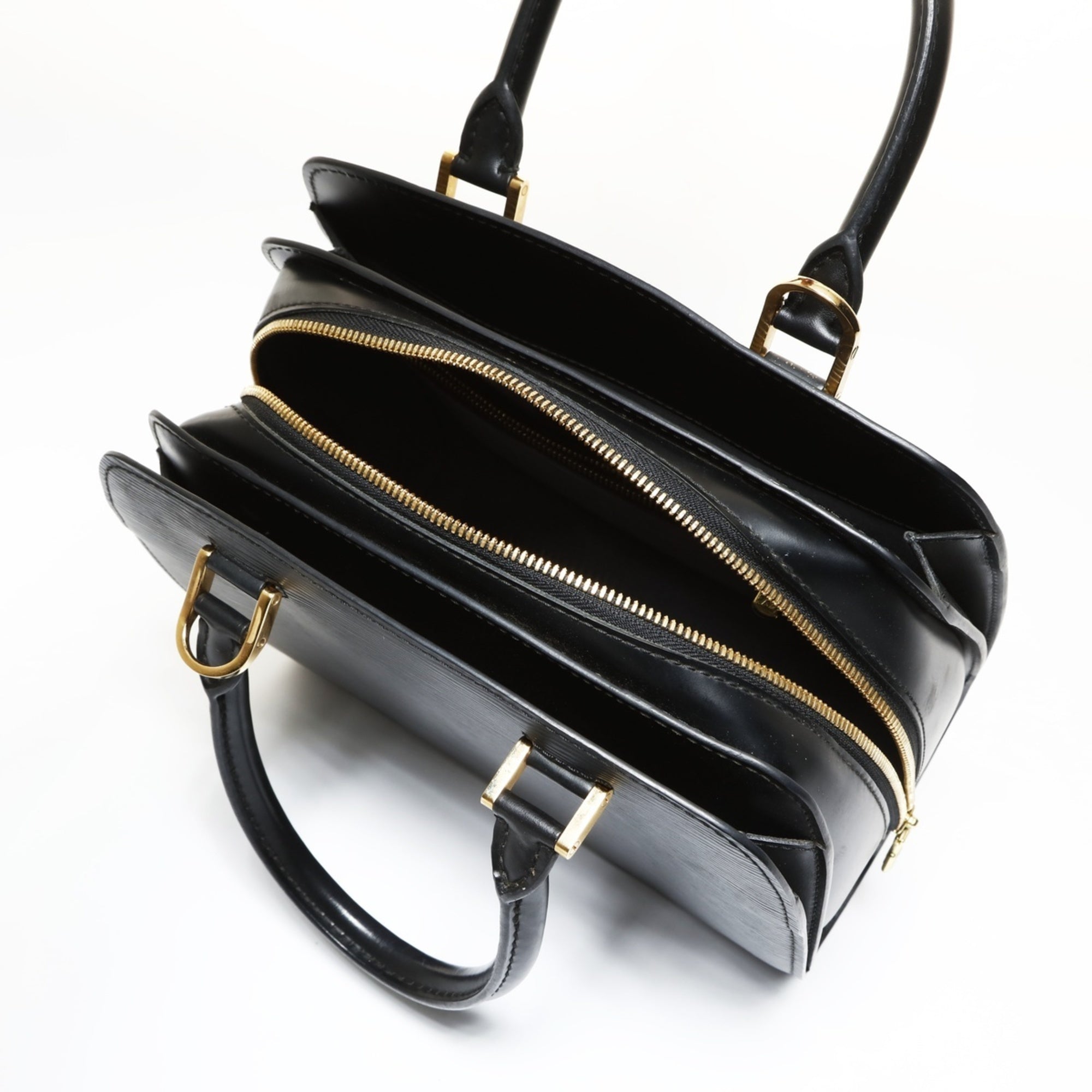 Louis Vuitton Epi Black Epi Leather Handbag (Pre-Owned)