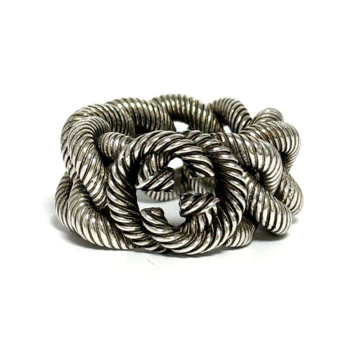 Gucci Silver 925 Band Ring (Pre-Owned)