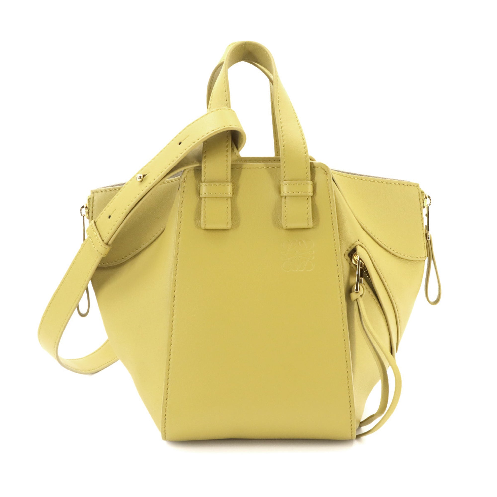 Loewe Yellow Leather Handbag (Pre-Owned)