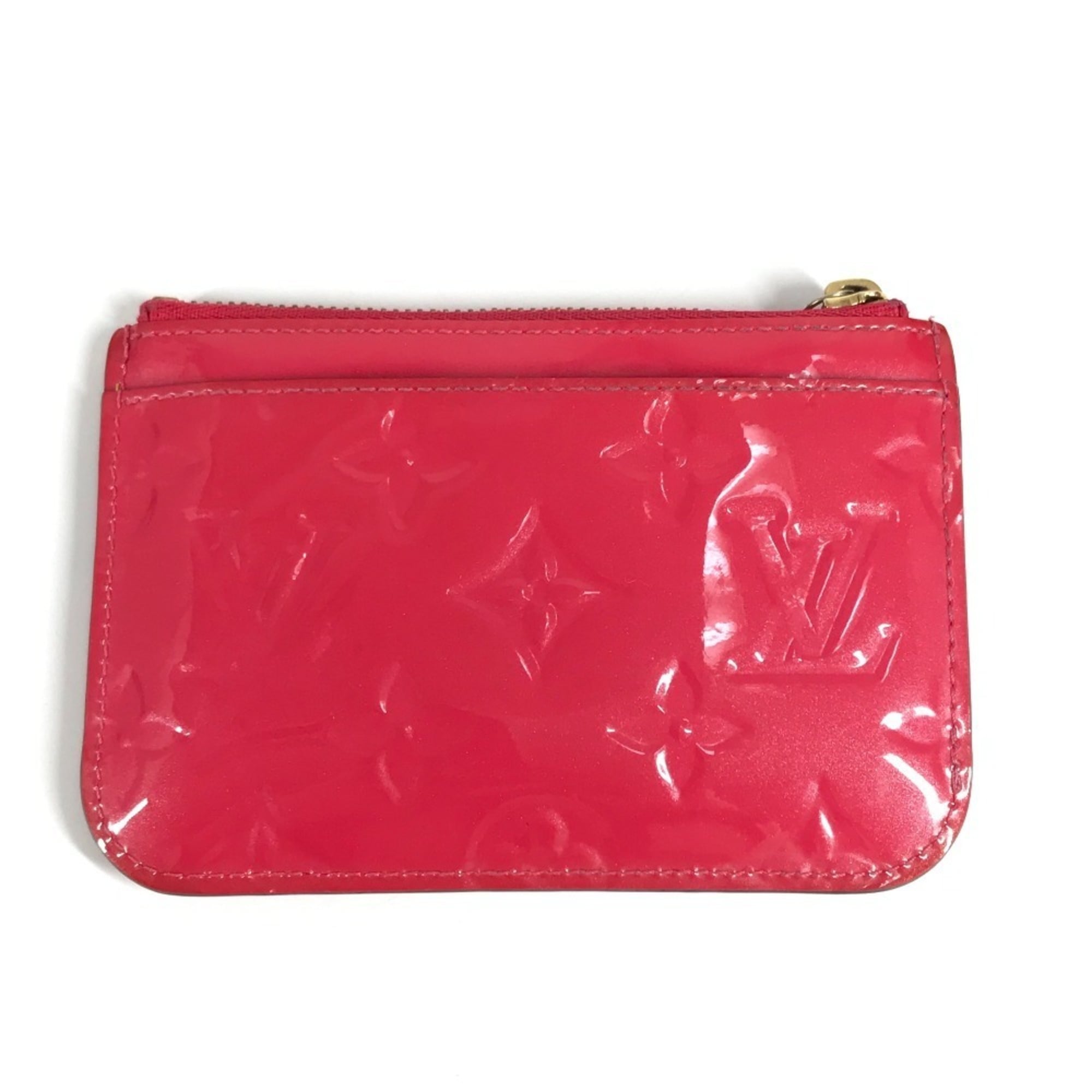 Louis Vuitton Monogram Vernis Pink Monogram Vernis Coin Purse/Coin Case (Pre-Owned)