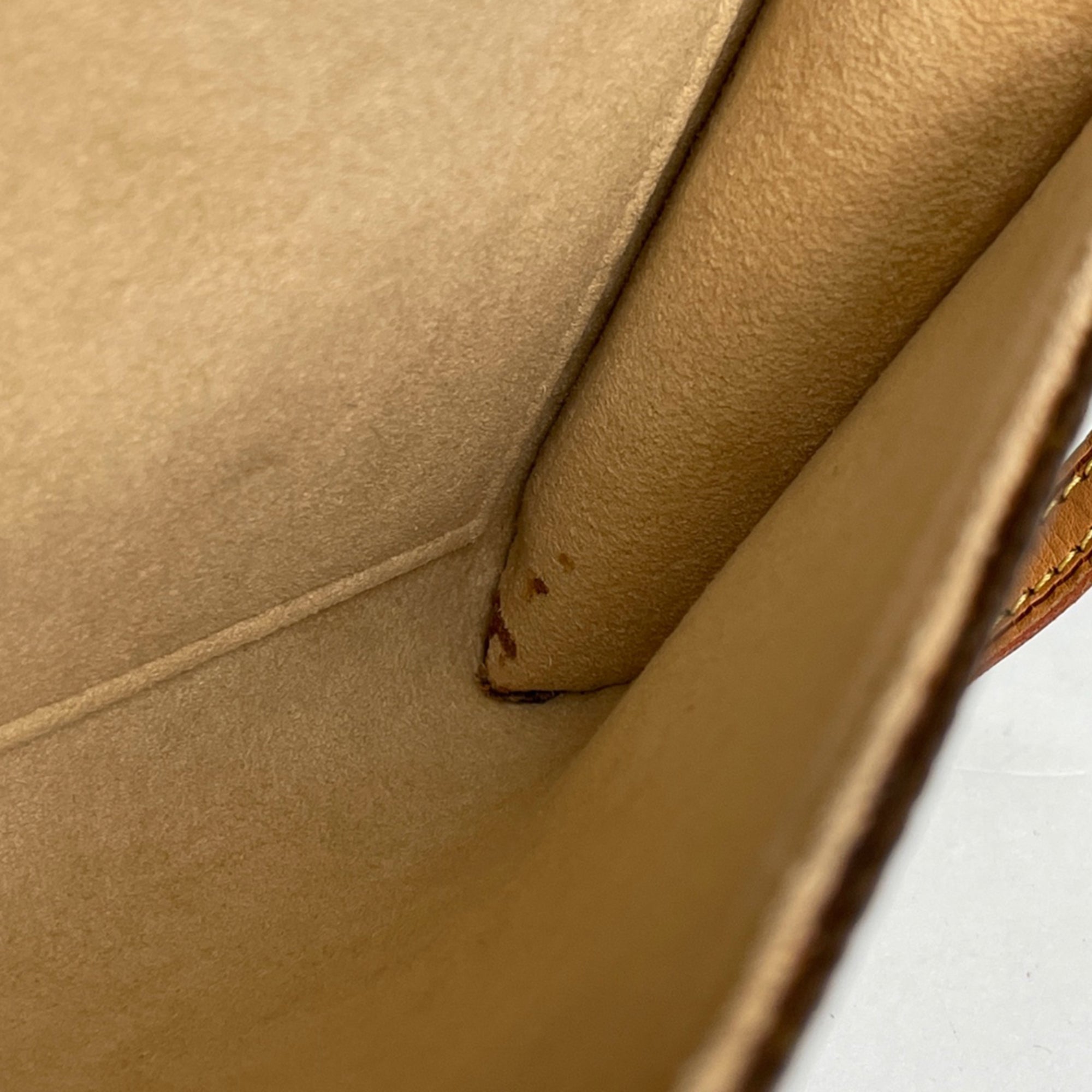 Louis Vuitton Brown Monogram Clutch Bag Pochette Shoulder Bag (Pre-Owned)