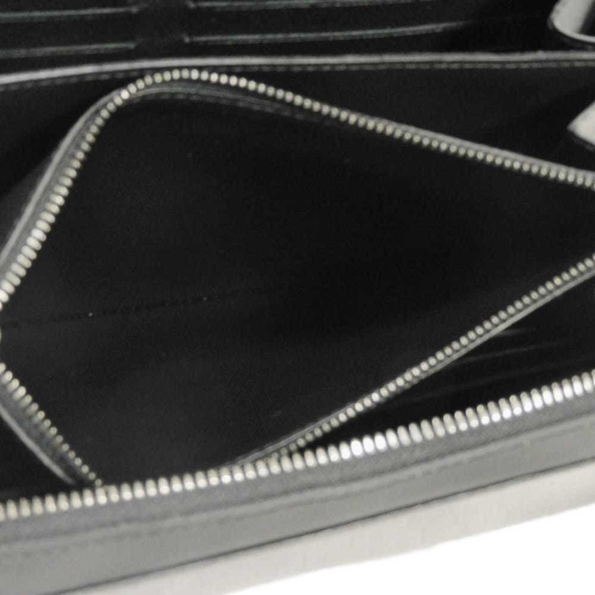Louis Vuitton Monogram Eclipse Black Noir Monogram Eclipse Leather Long Wallet (Bi-Fold) (Pre-Owned)