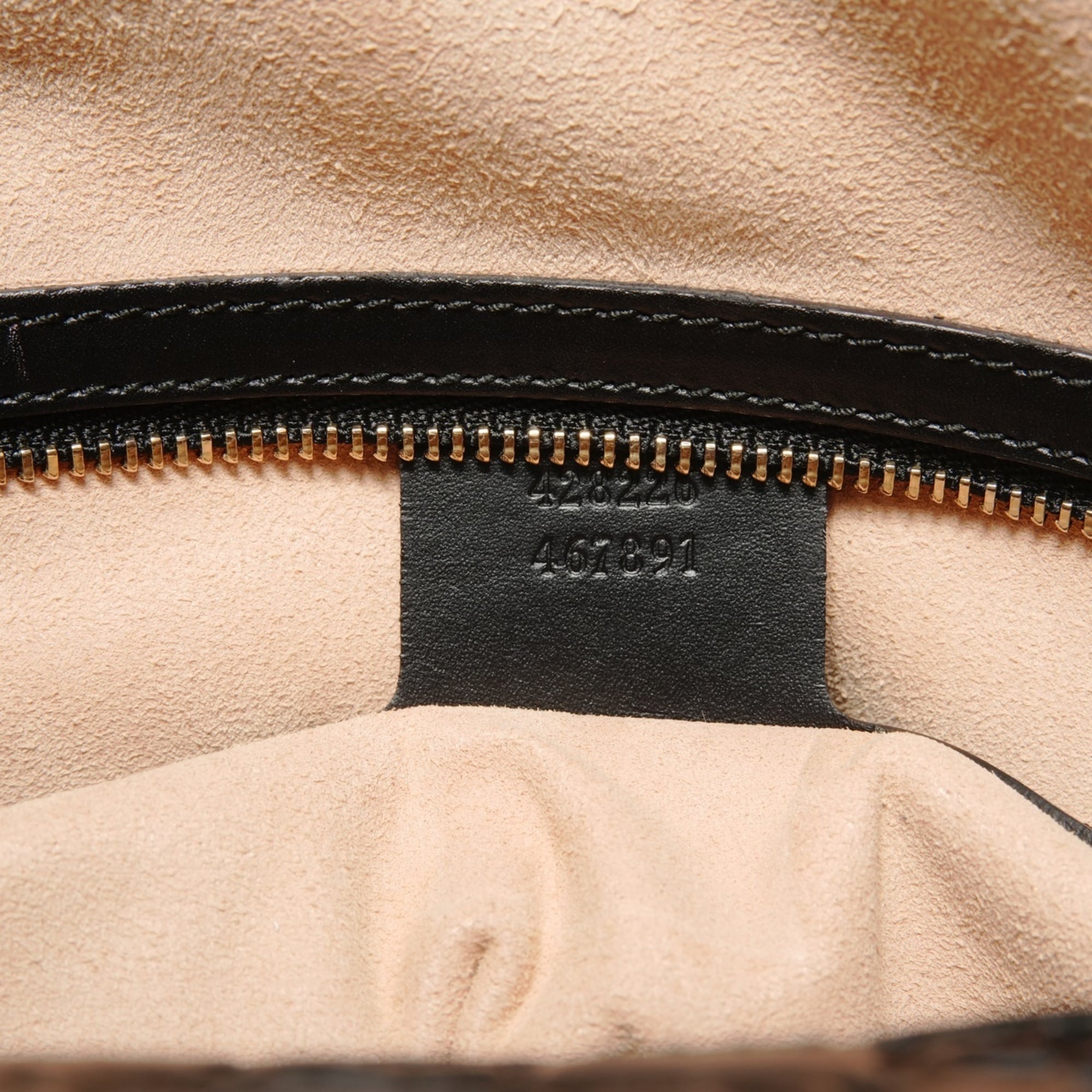 Gucci Black Gg Leather Shoulder Bag (Pre-Owned)